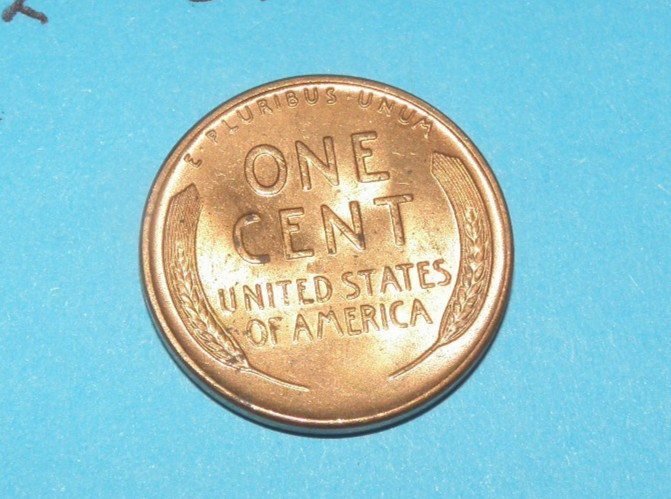 1942 D BRILLIANT RED UNCIRCULATED SHARP DETAILS WHEAT CENT 4