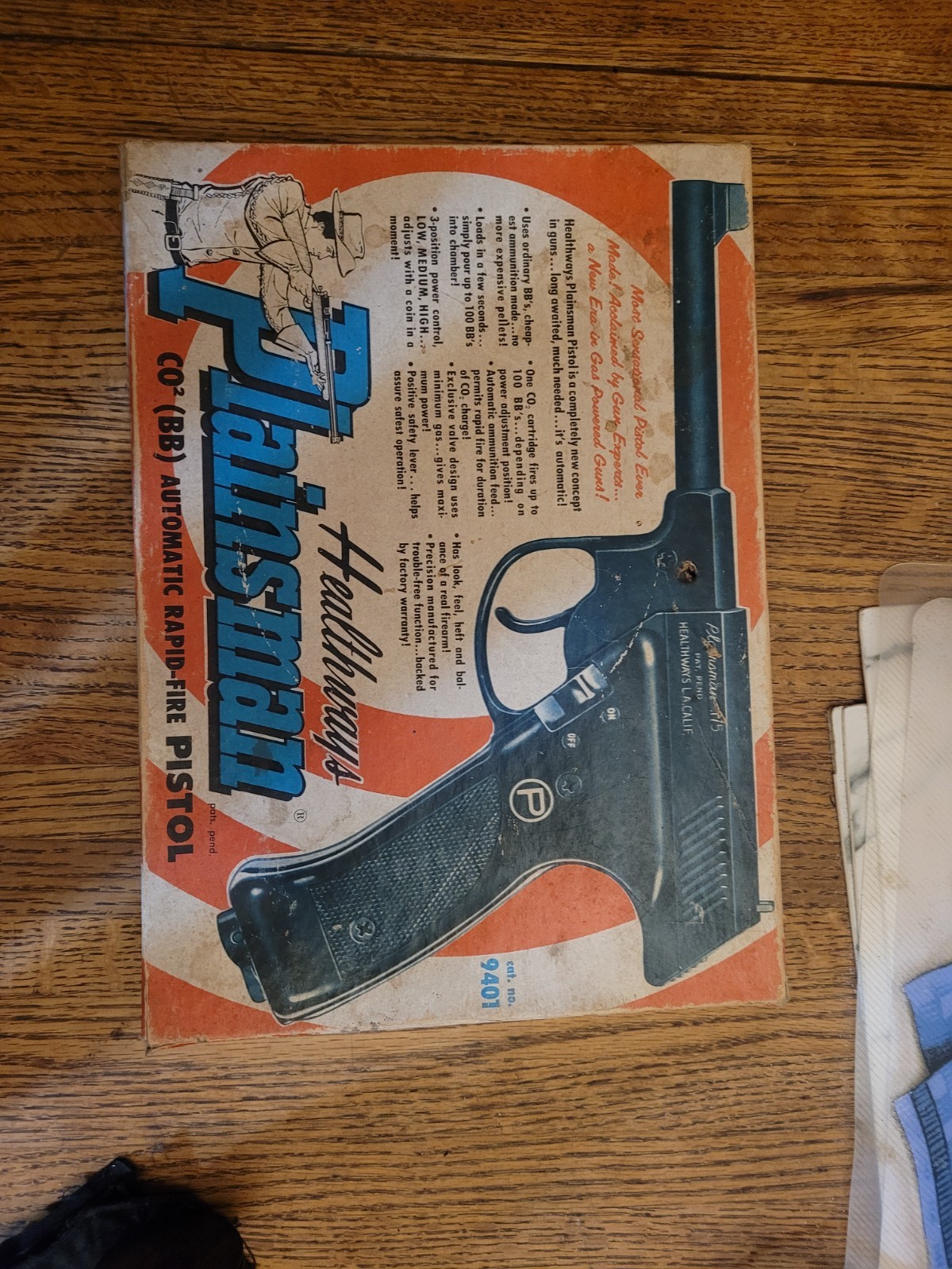 Vintage Heathways Plainsman CO2 BB gun pistol model 175