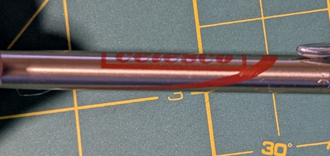 EMPHASIS POINTER Telescopic Silver Pocket Pointer Japan 5" - 25" Celesco Corp