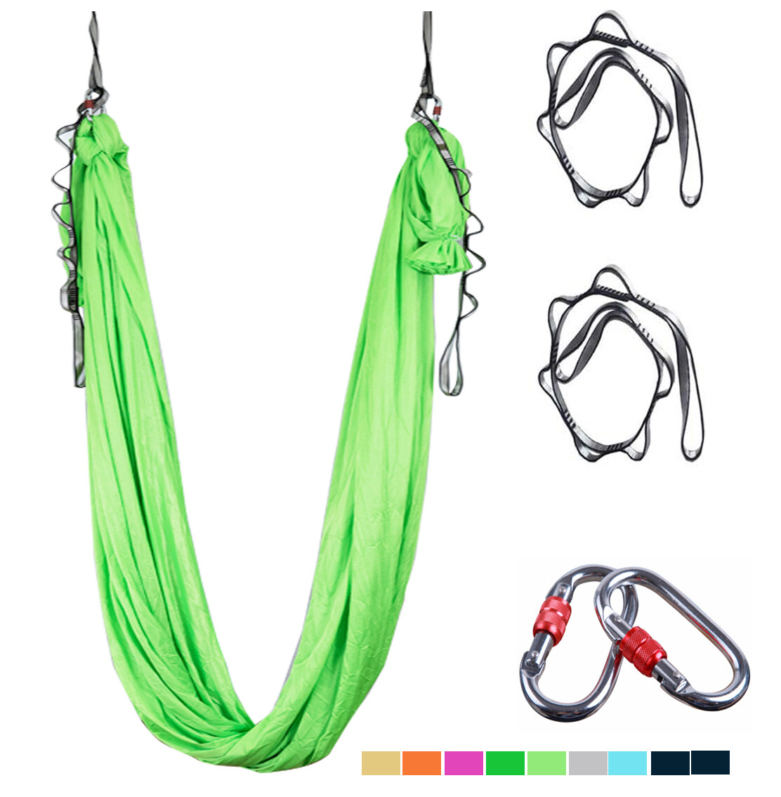 16ft Aerial Yoga Swing Hammock Anti Gravity Silk Trapeze Inversion Decompression