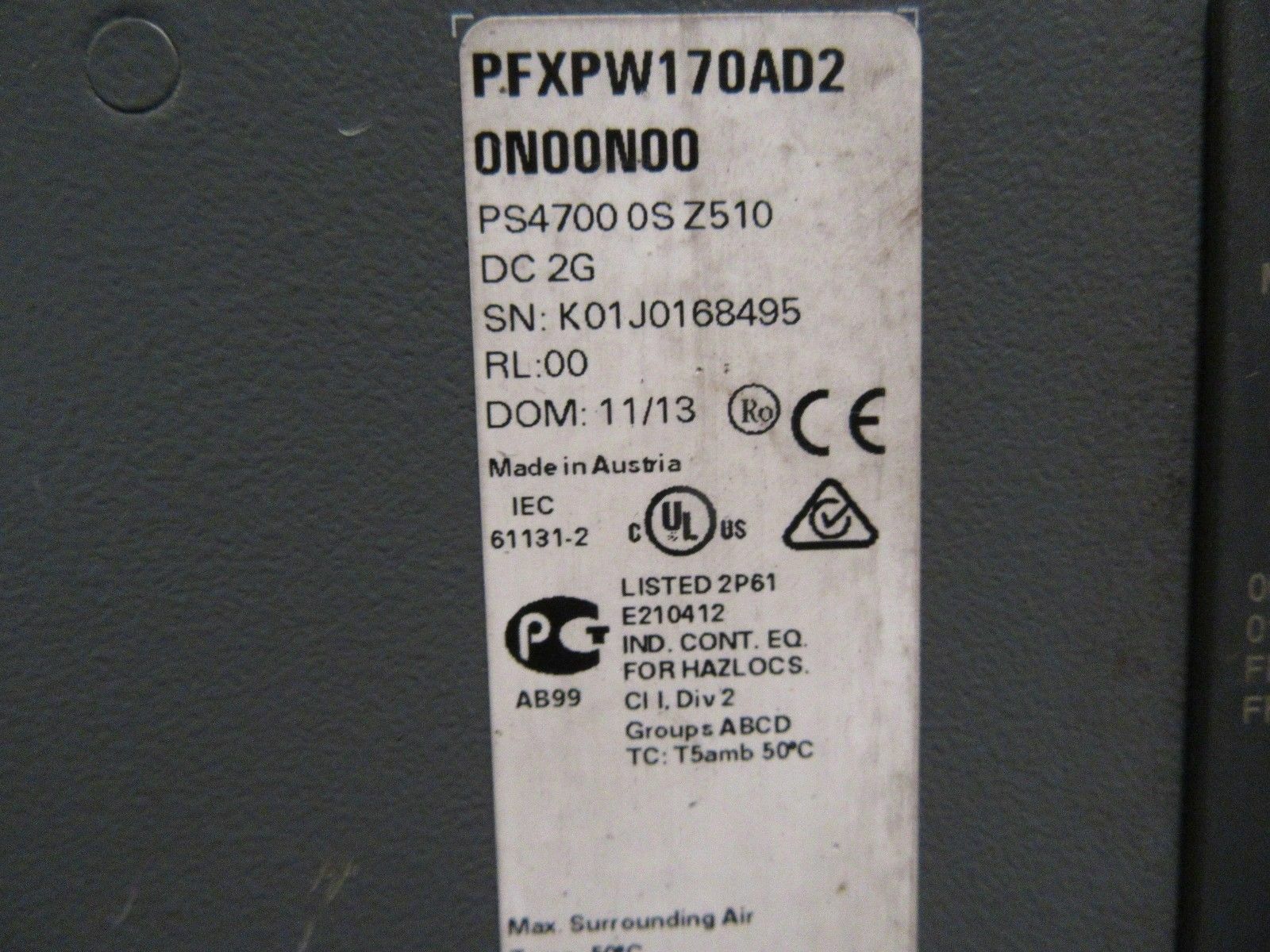 PROFACE PS4700-V1-AZ-D-2G-XP-16CF Operator Interface HIM 1 year warranty