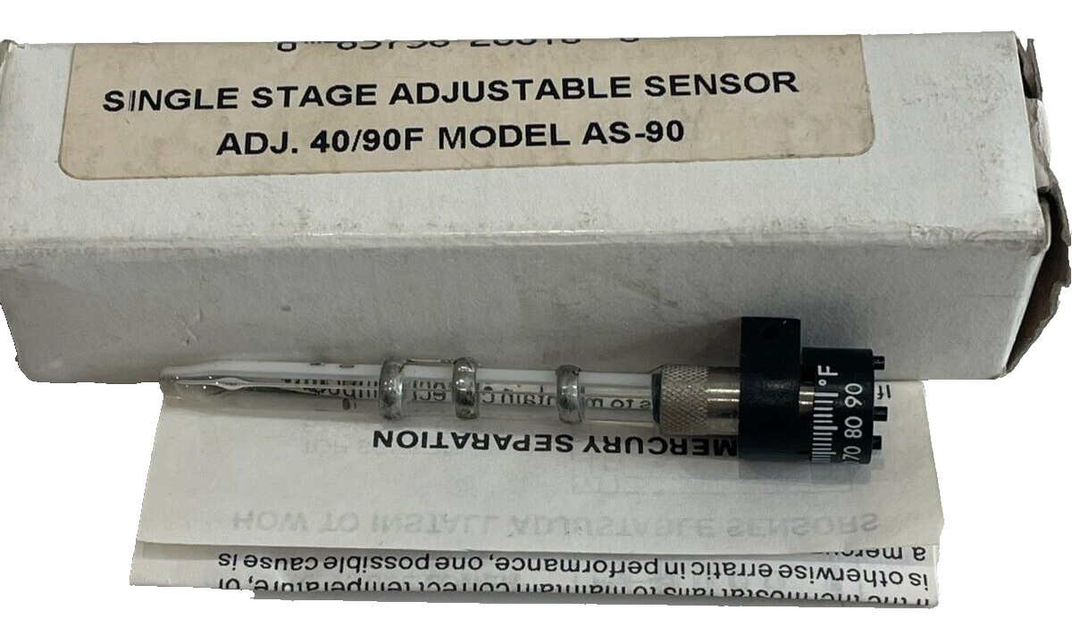 NEW ACCUTHERM AS-90 SINGLE STAGE ADJUSTABLE SENSOR AS90