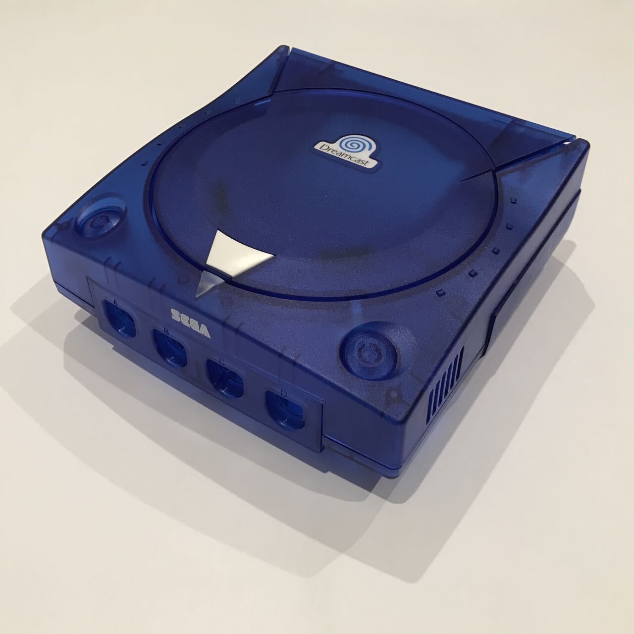 Replacement Translucent Case Shell for SEGA Dreamcast Transparent Crystal Blue