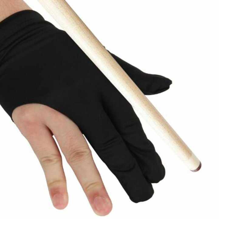20PCS 3 Fingers Billiard Cue Pool Gloves Snooker Left Hand Nylon Accessories NEW