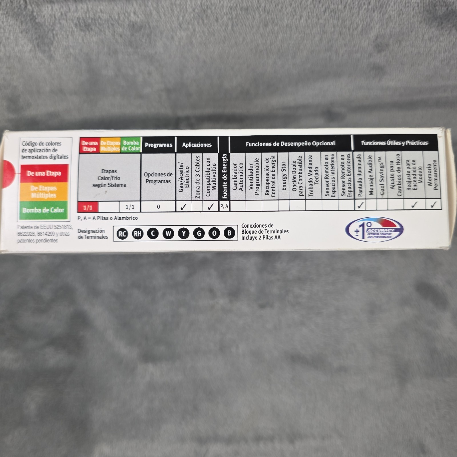 White-Rodgers 1F86344 Non-Programmable Thermostat - White