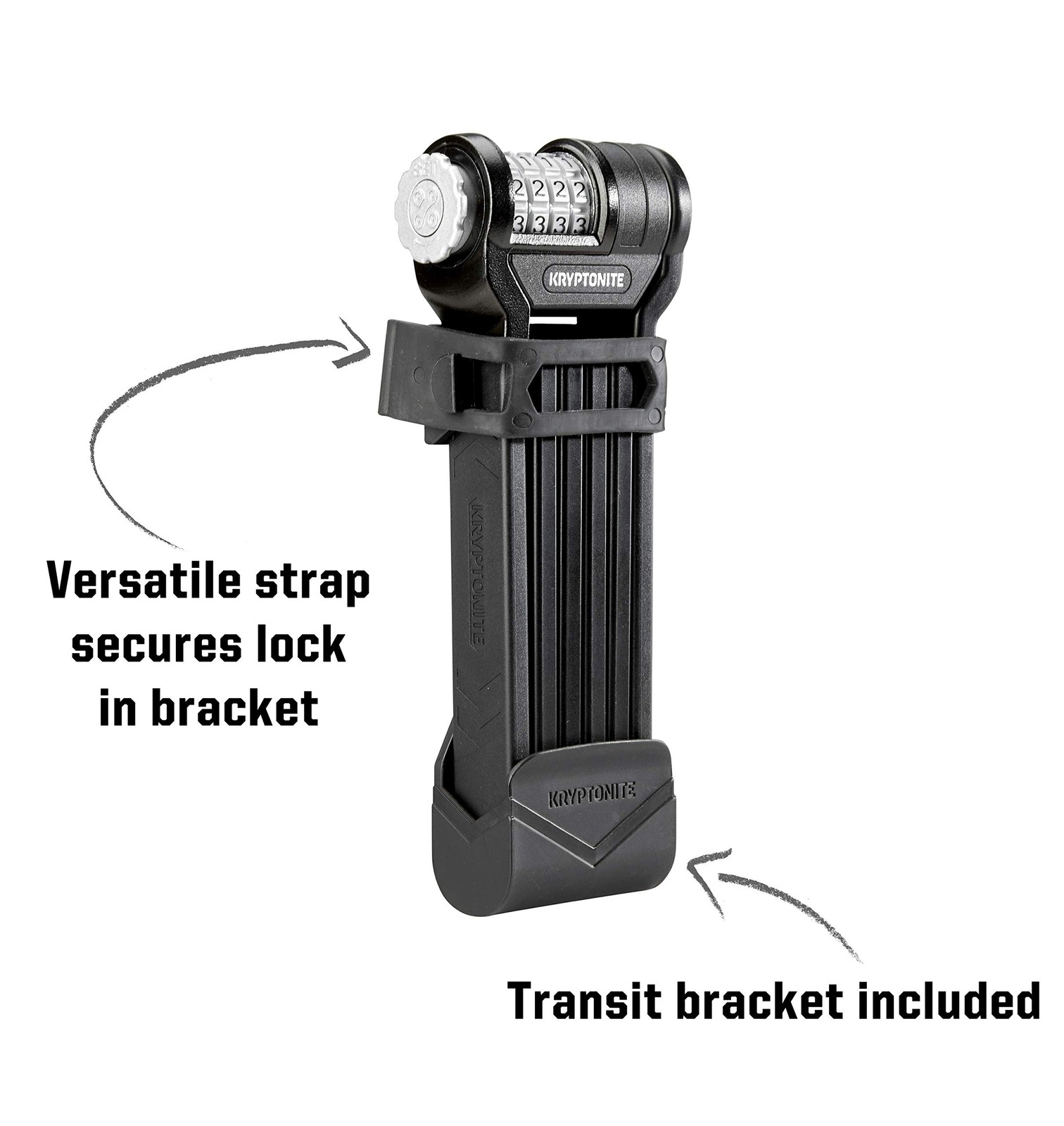 Kryptonite Keeper 585 Folding Combo Bike Lock Compact High Security Foldable