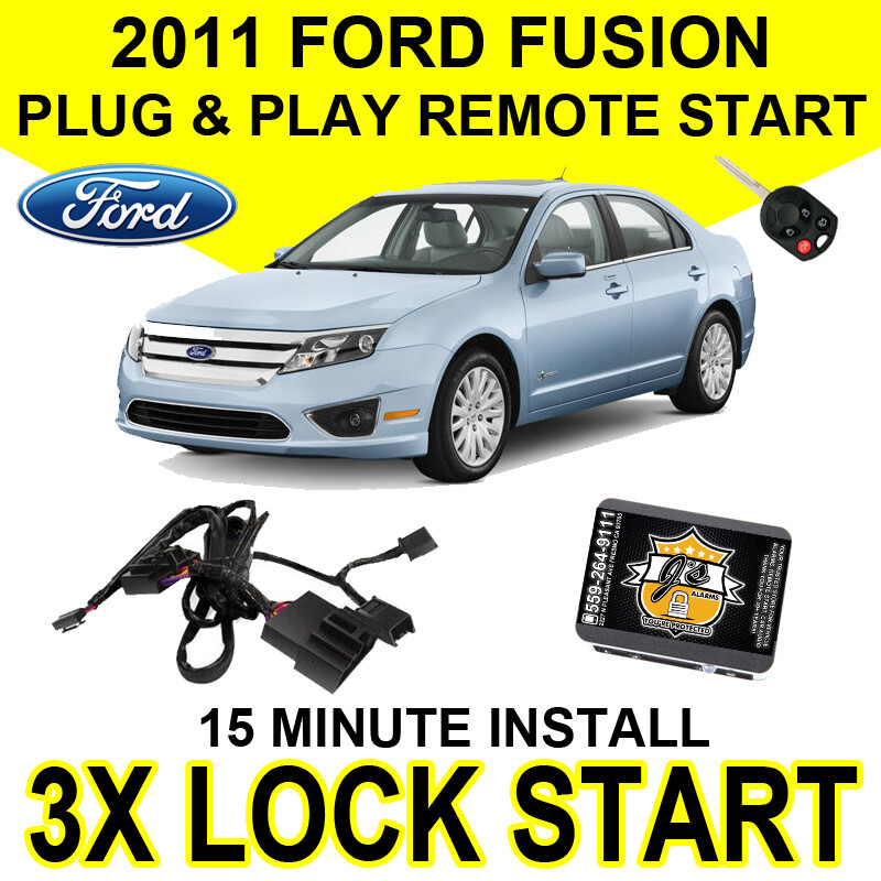 2011 Ford Fusion Remote Start Plug and Play Easy Install DIY 3X Lock FO1A