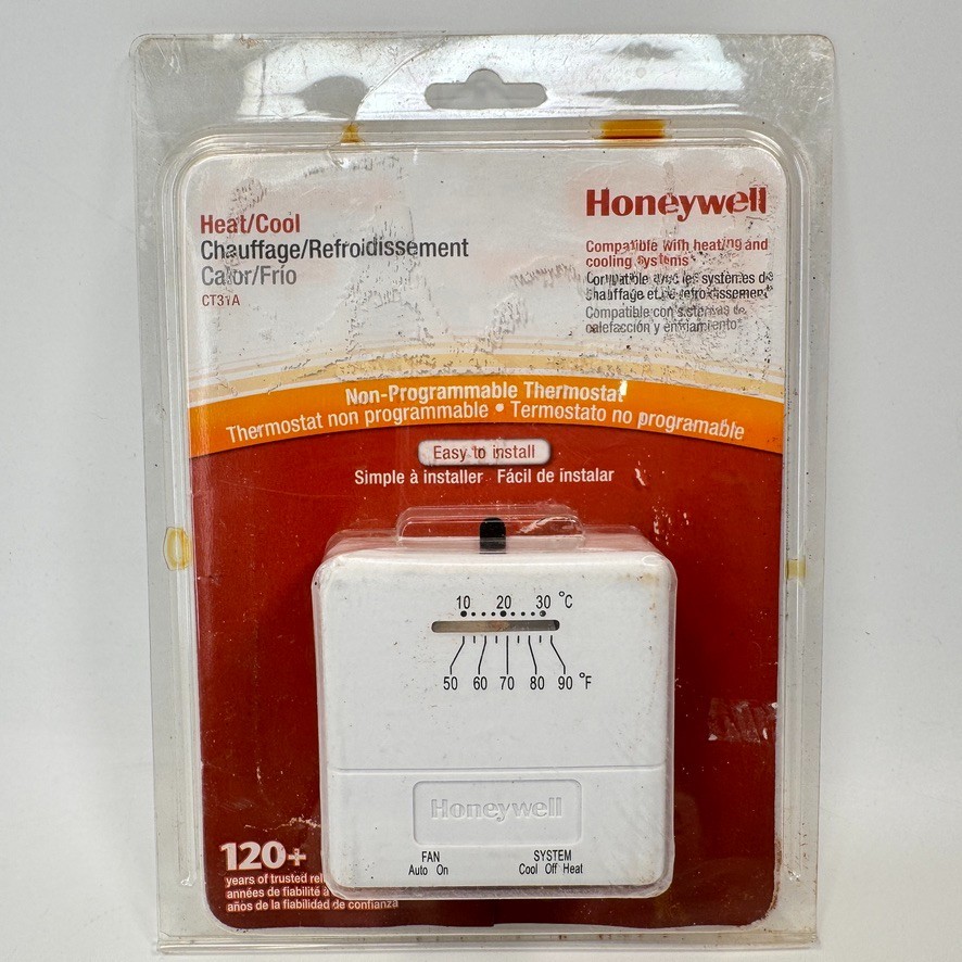 Honeywell Home CT31A Non-Programmable Thermostat Heating Cooling