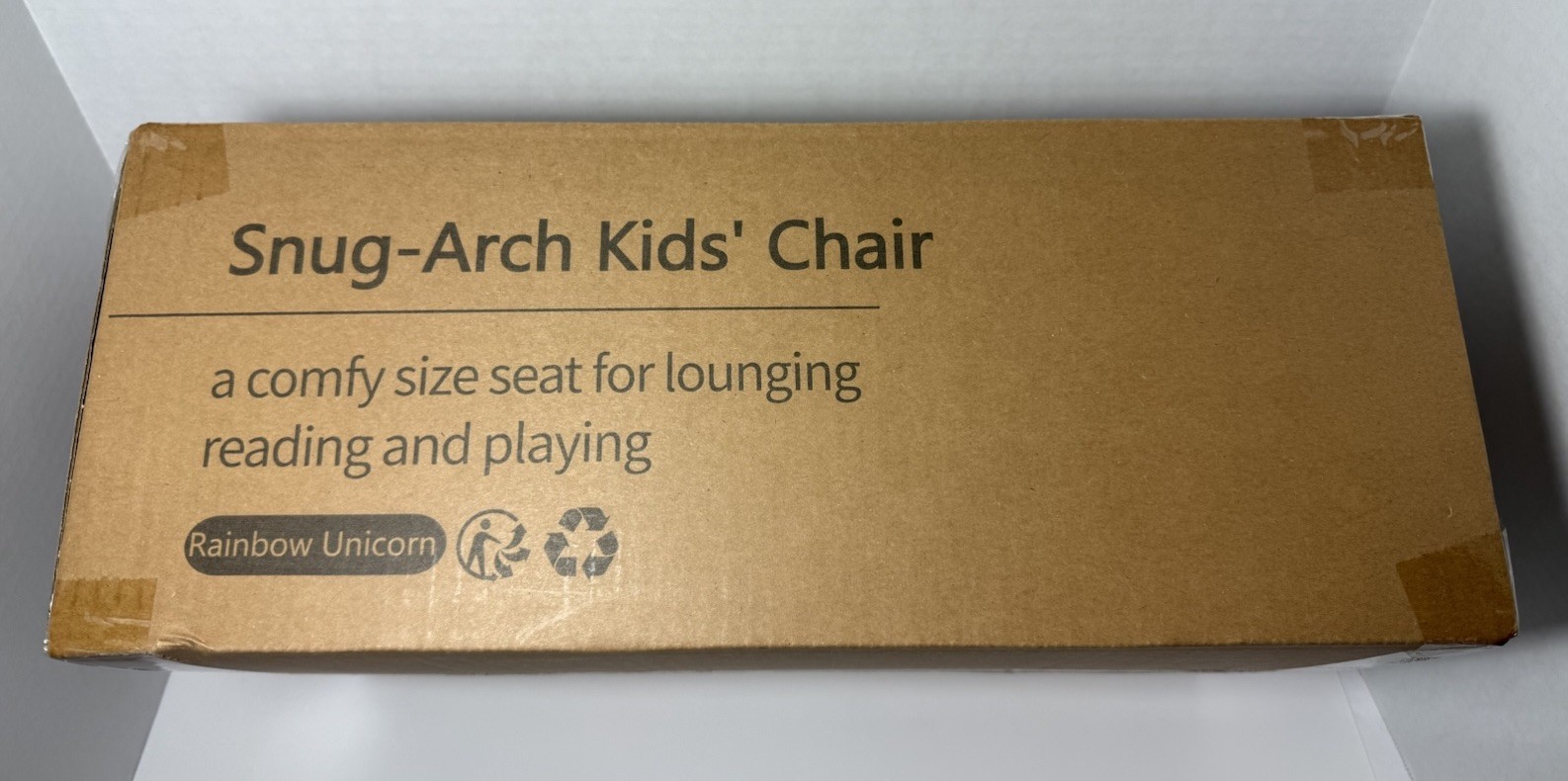 Snug-Arch Toddler Couch, Comfy Foam Baby Chair, Toddler Chair Unicorn NEW IN BOX