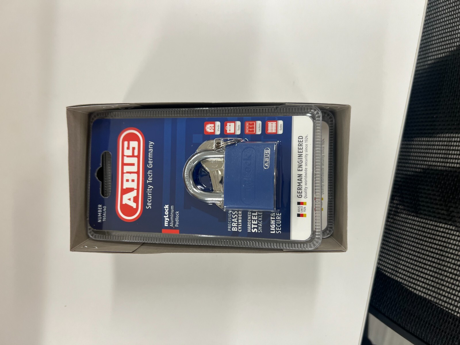 ABUS Aluminum MyLock Padlocks - Blue, 6 Pack