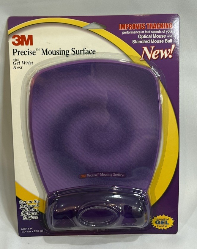 3M MWJ309PP Purple Precise Optical Mousing Surface with Gel Wrist Rest