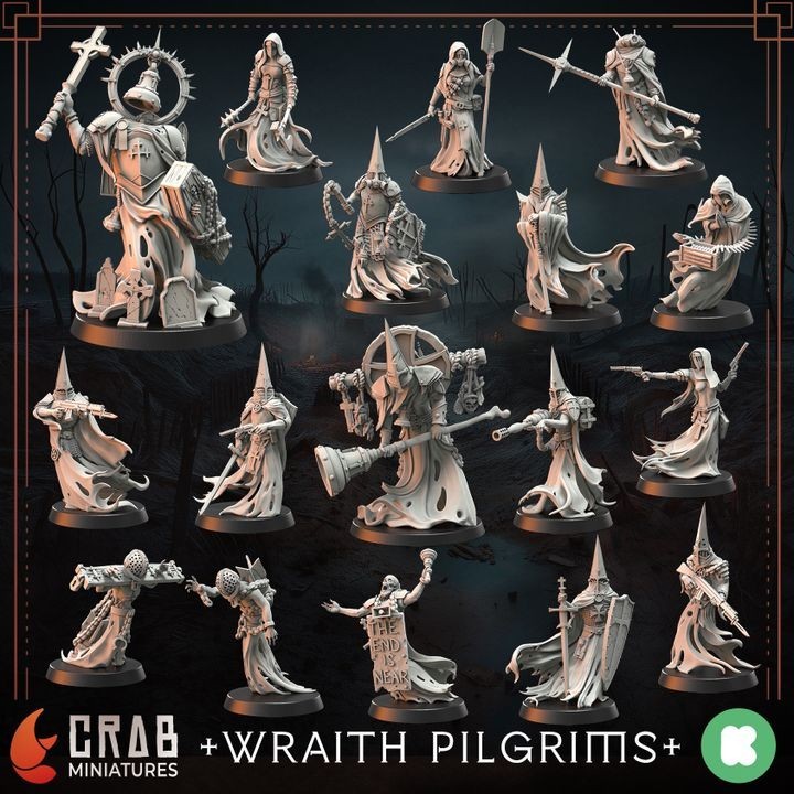 Trench Crusade Wraith Pilgrims Warband – Ghostly Grimdark Trench Pilgrims
