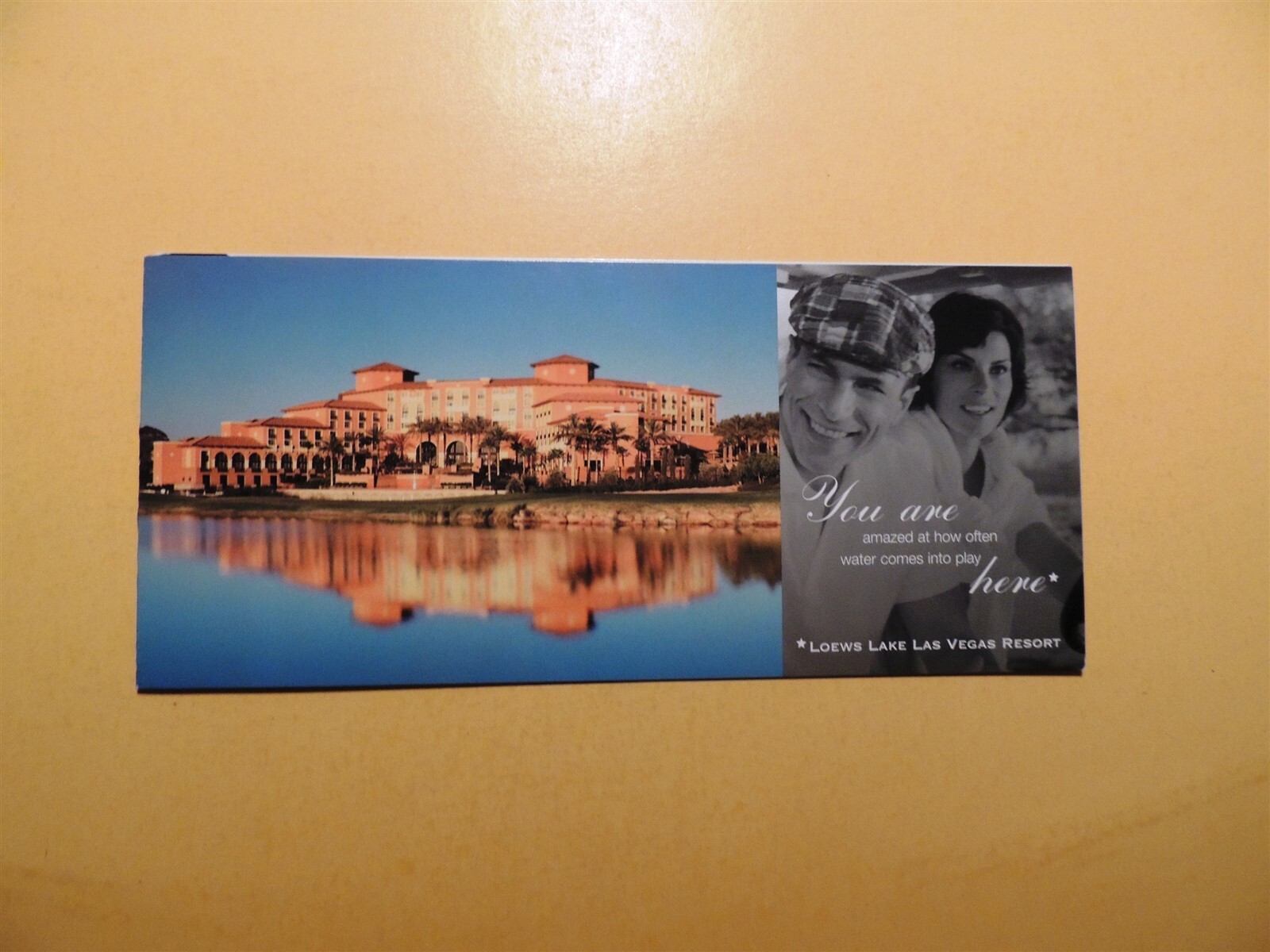 Loews Lake Las Vegas Resort Hotel Henderson Nevada vintage brochure