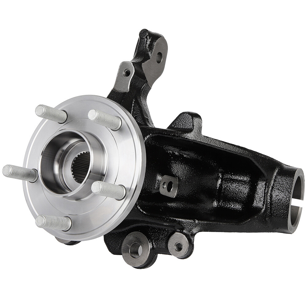 Front Left Right (2) Wheel Hub Bearing Steering Knuckle For Ford Focus 2012-2018