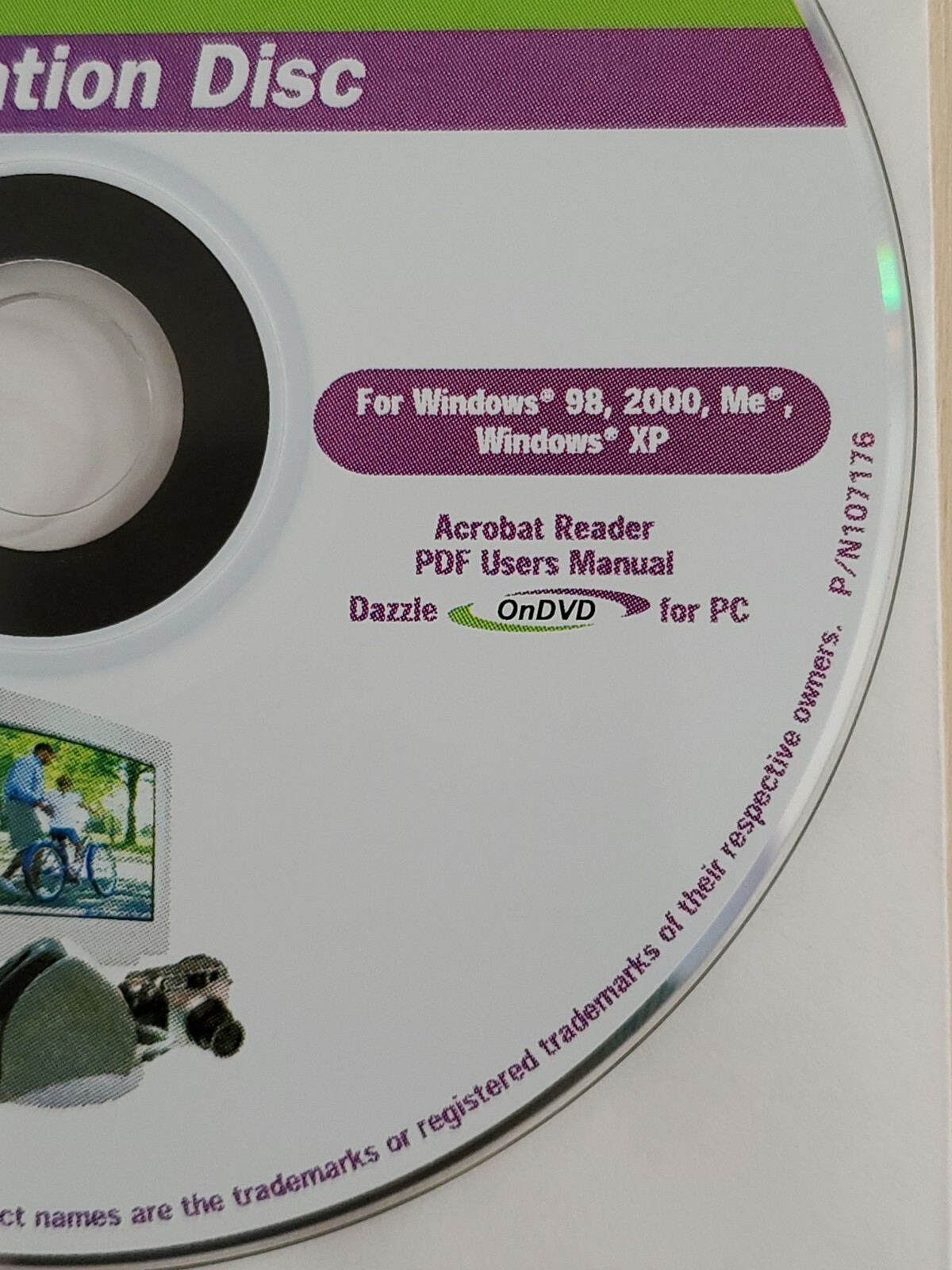 Dazzle For Card Reader Installation Disc Only 2001 For Mac Windows 98 2000 Me XP
