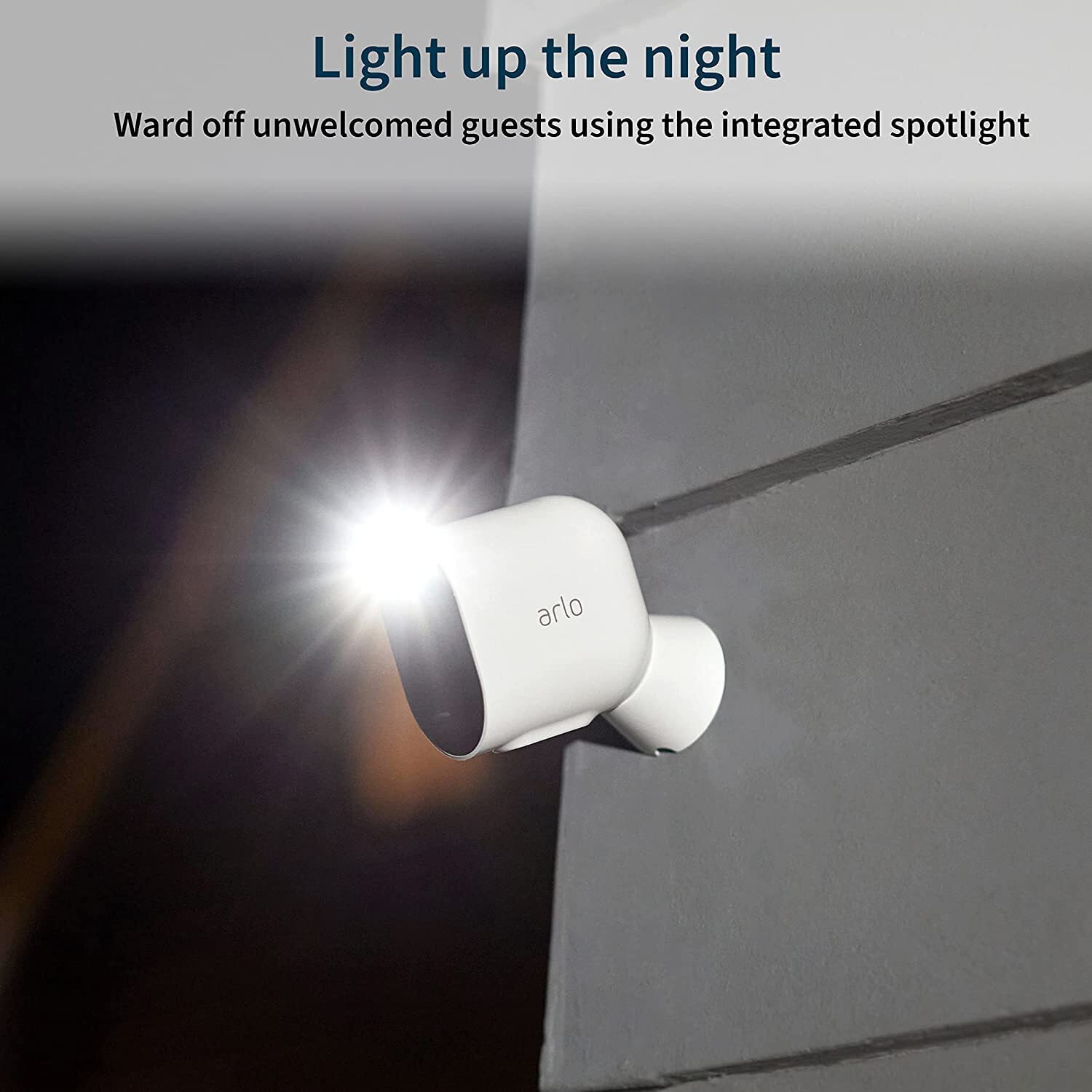 Arlo Pro 4 Spotlight - 4 Camera Security Bundle - VMC4450P-1CCNAS - RFRBSHD