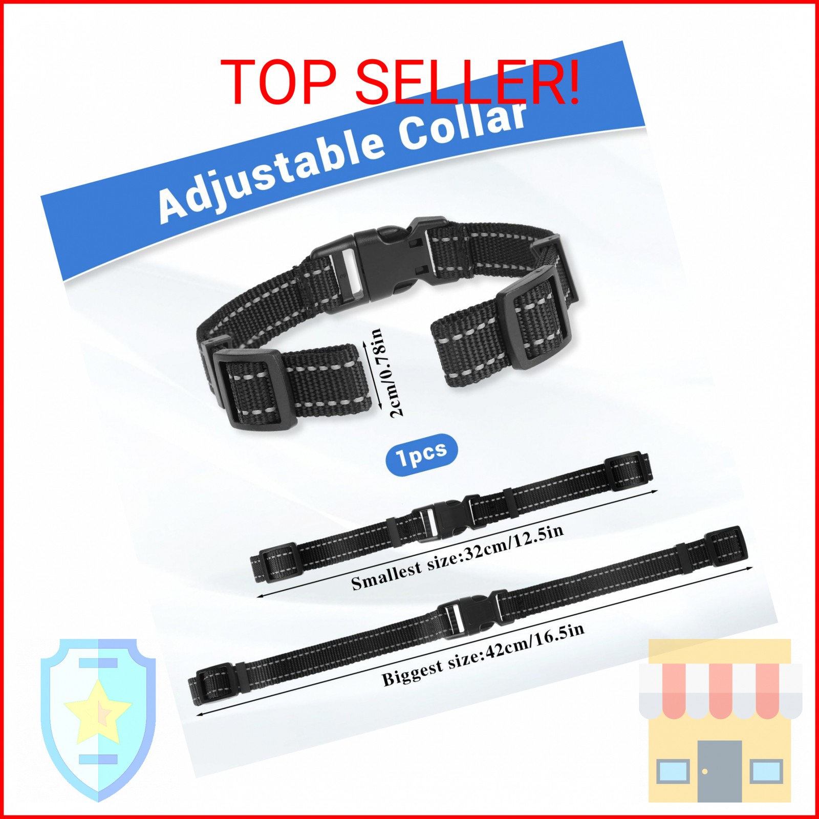 Replacement Collar for Shock Collar Replacement Strap E Collars Replacements Str