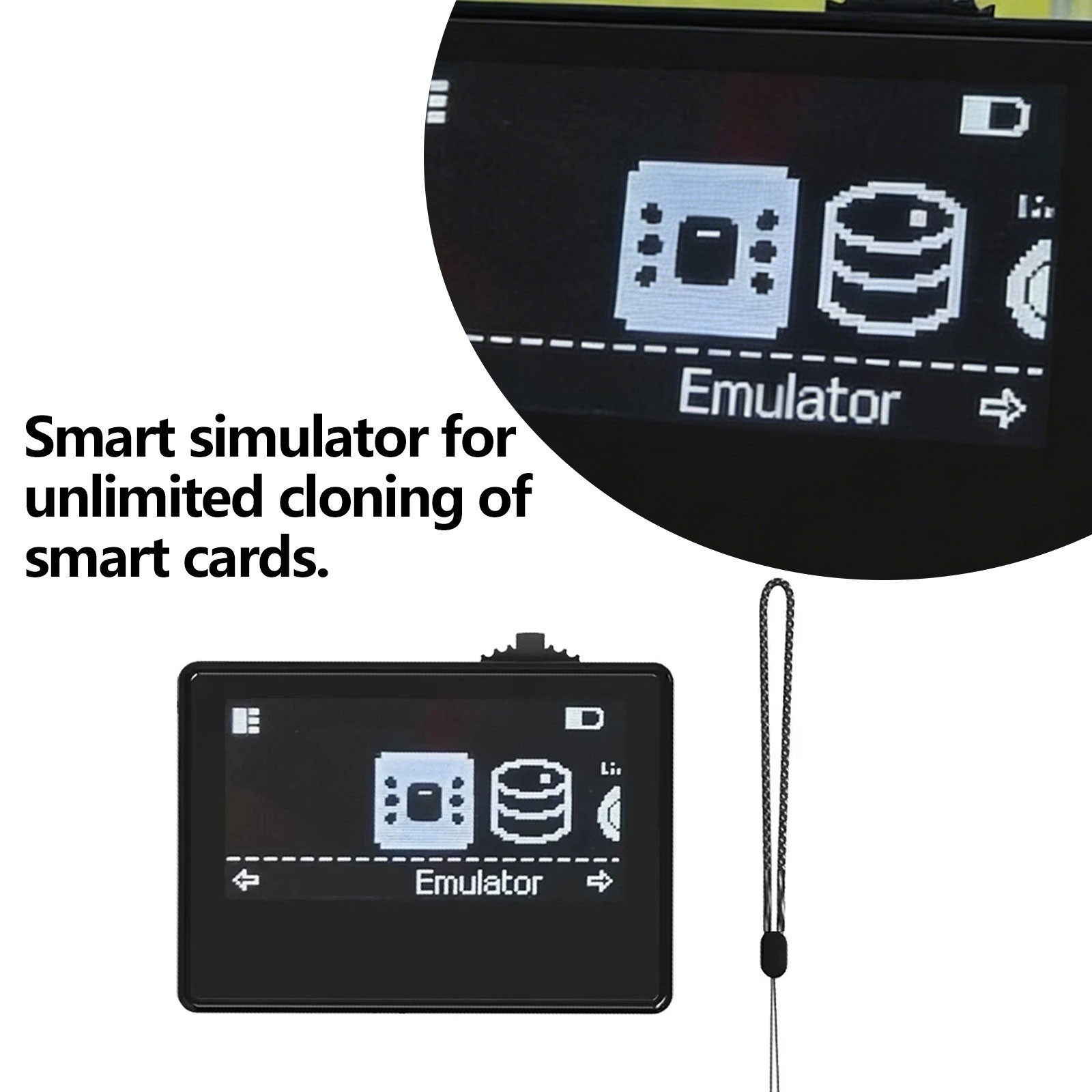 Smart Nfc Emulator For Amiibo/nintendo Switch Simple Pixel Style System Ic/ntaEw
