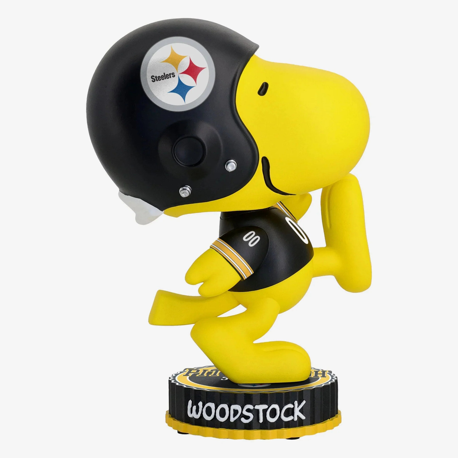 Woodstock Pittsburgh Steelers 2024 Peanuts Bighead Bobblehead NFL Football
