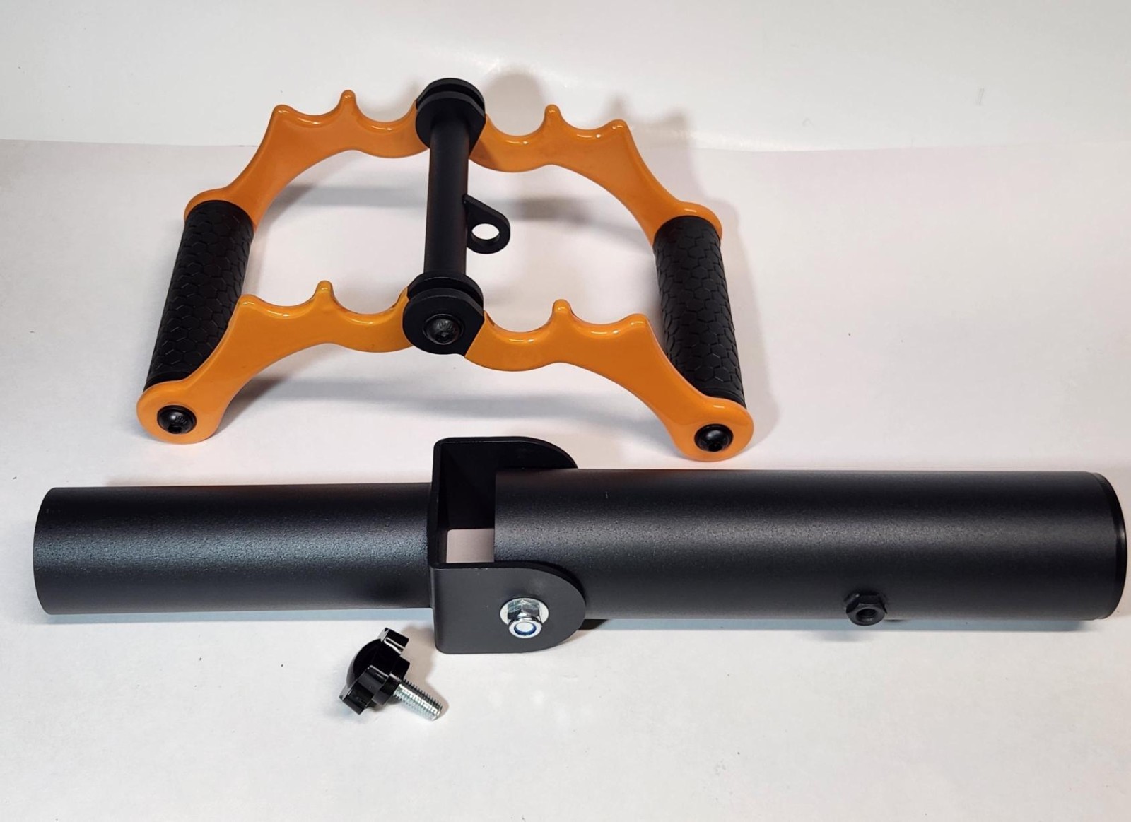 V Bar Landmine Attachment T Bar Handle for Barbell Bars, Foldable V Bar Row...