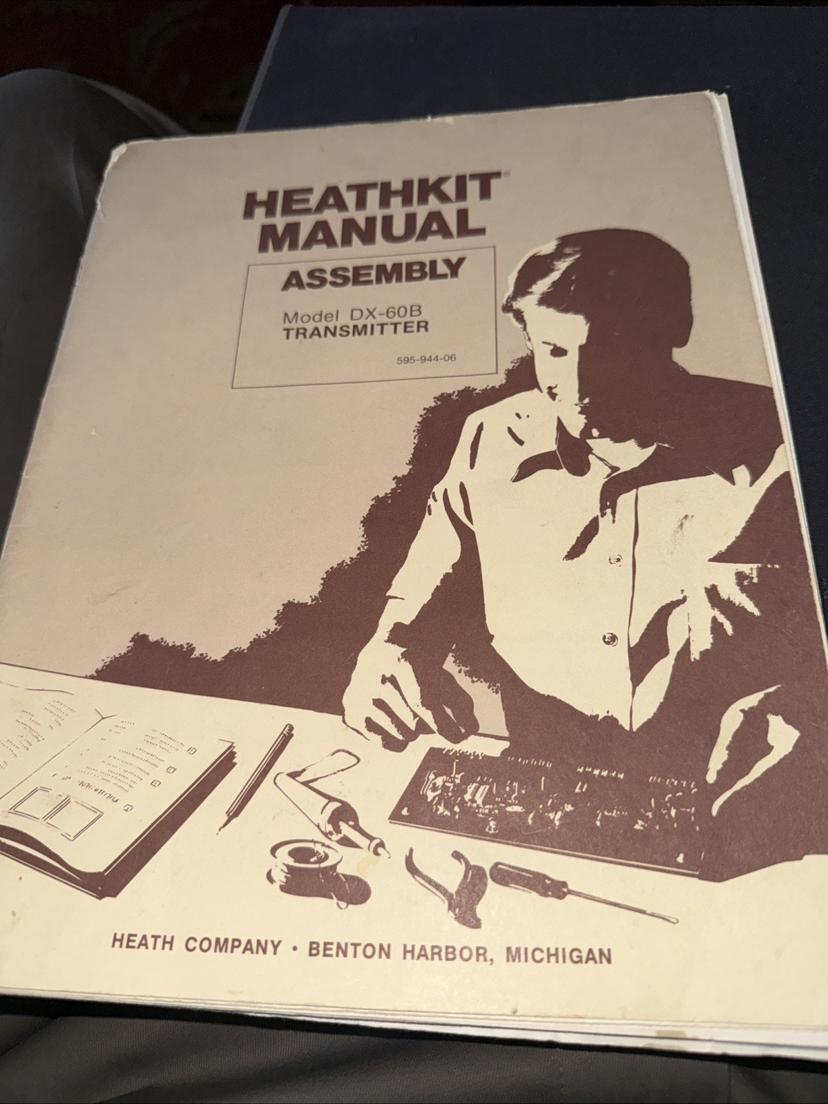 Heathkit DX-60B Assembly Manual Original Ok Condition Used 595-944-06