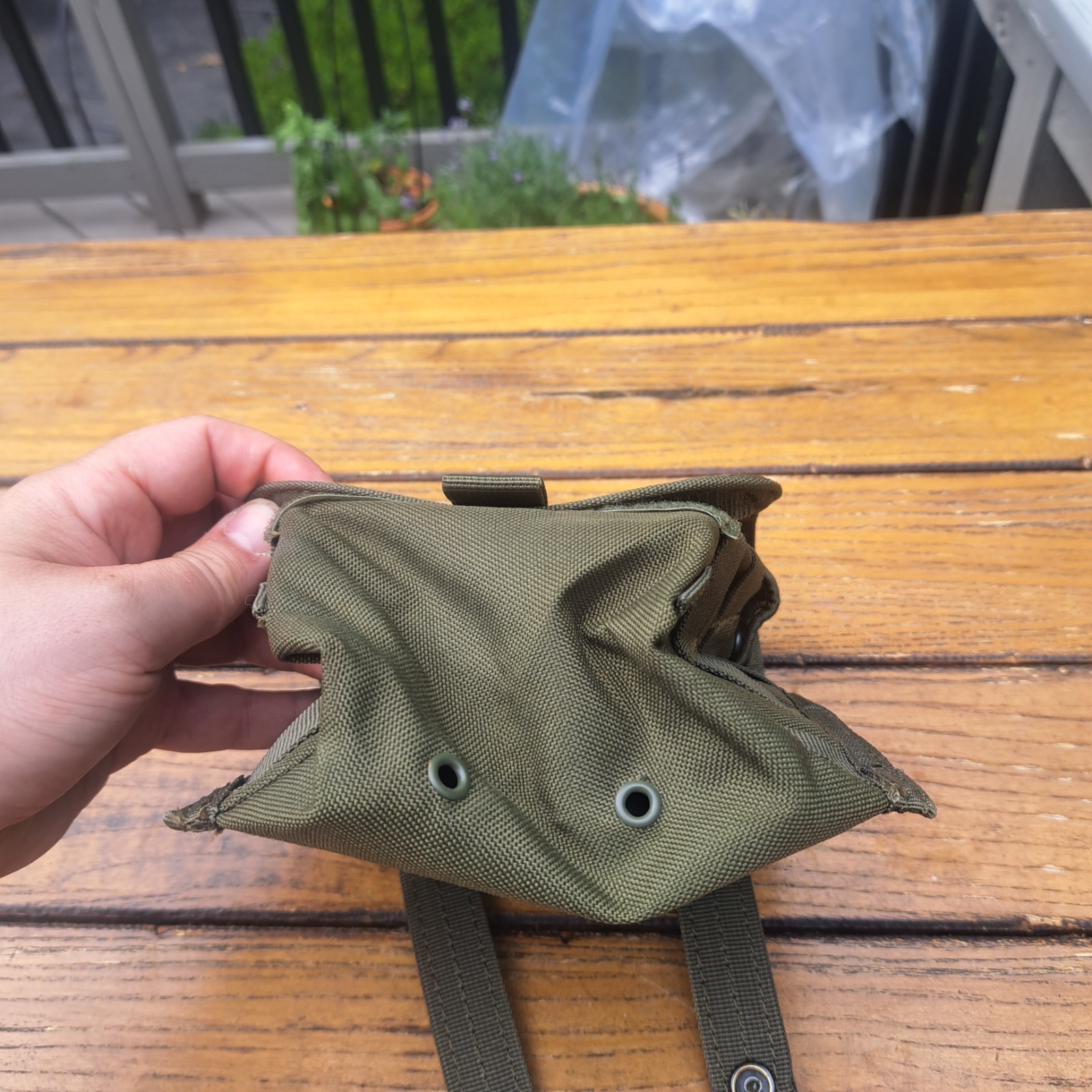 od green mollle dump pouch