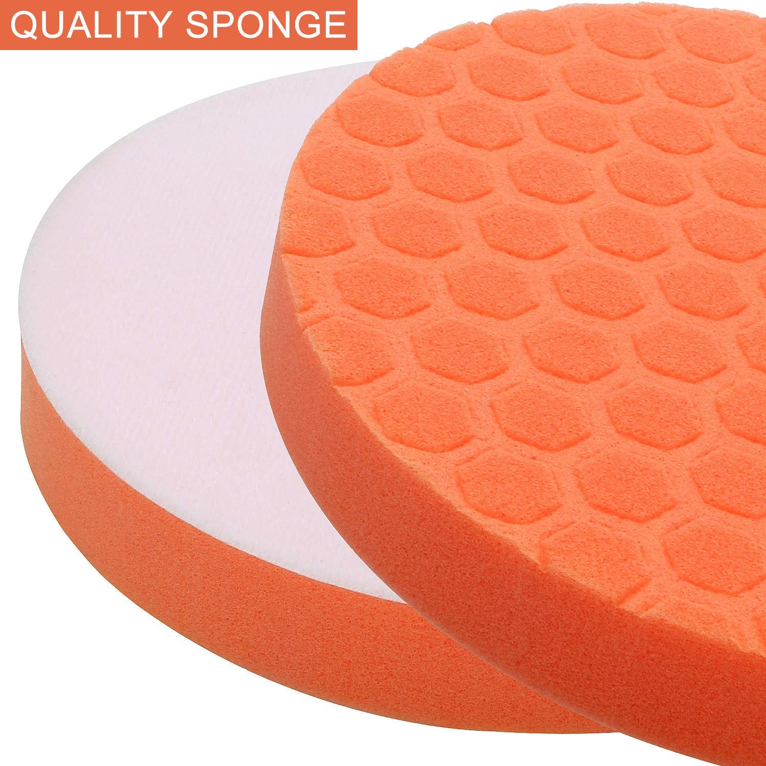 LANIAKEA 5 Pcs 7 Inch Buffing Pads, Polishing Pads Kit 180mm Pad...