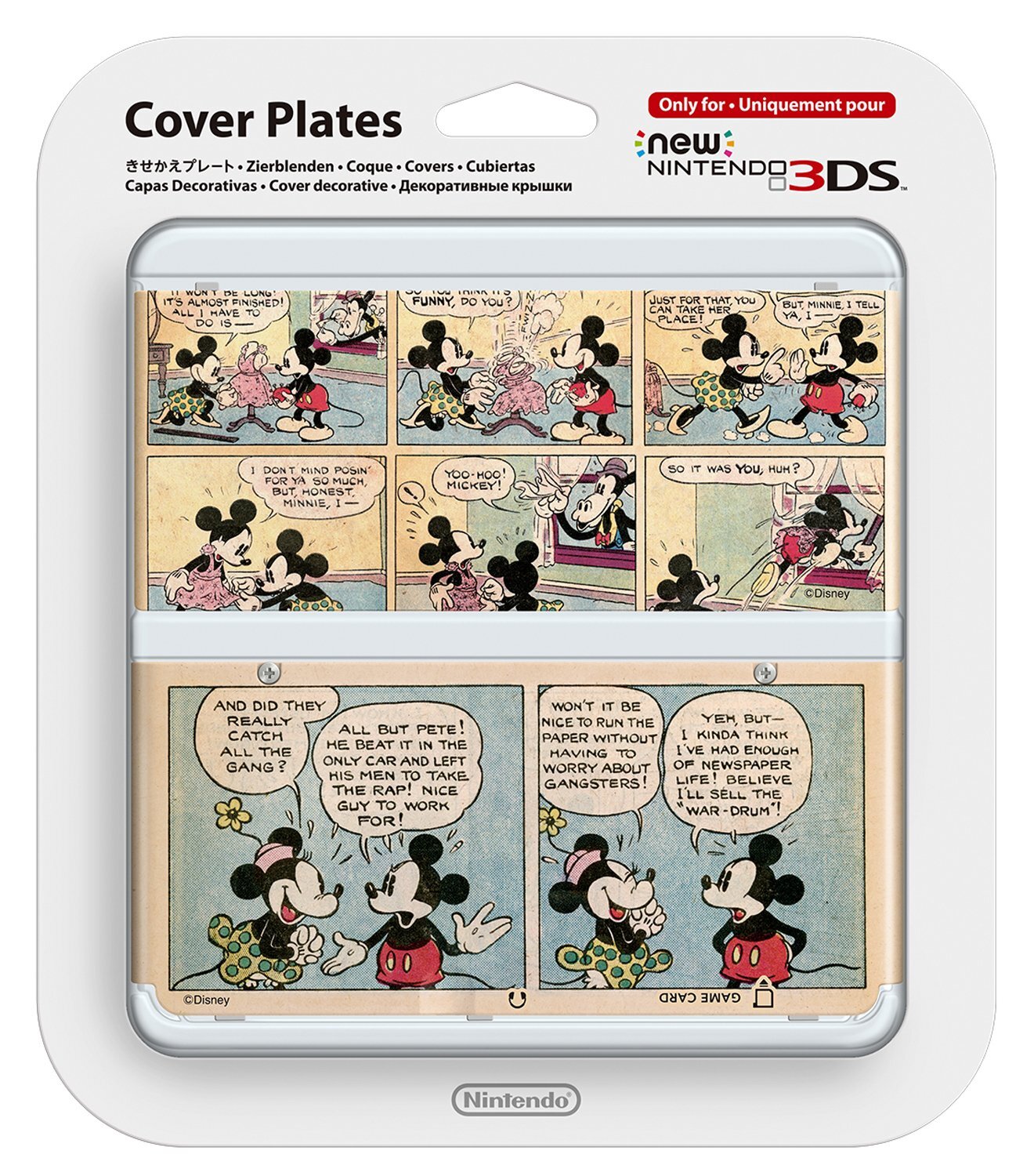 Nintendo Kisekae Plate No.075 for New Nintendo 3DS KTR-A-CPC5 Disney from Japan
