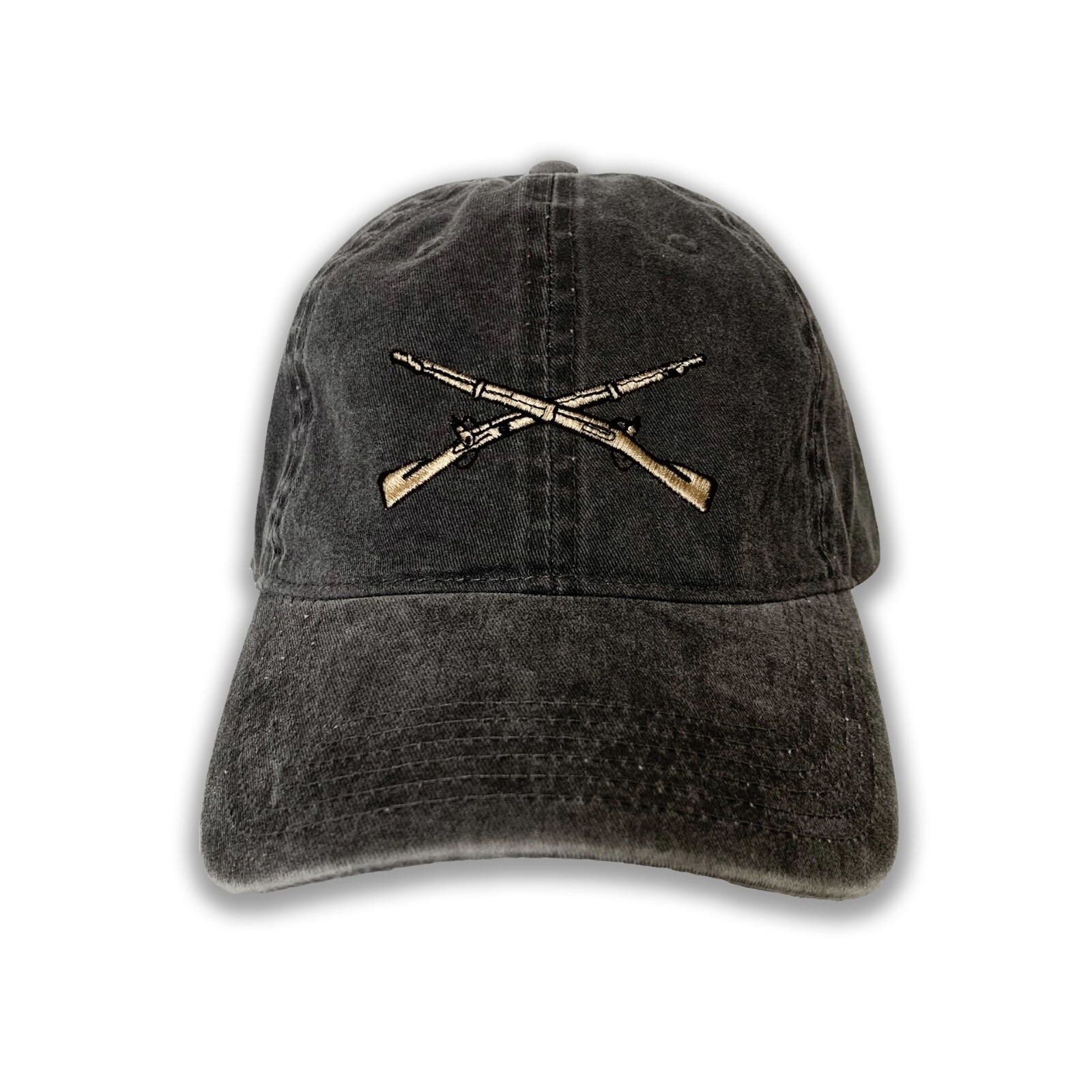 Crossed Rifles Embroidered Cap Army Infantry cap embroidered ball cap