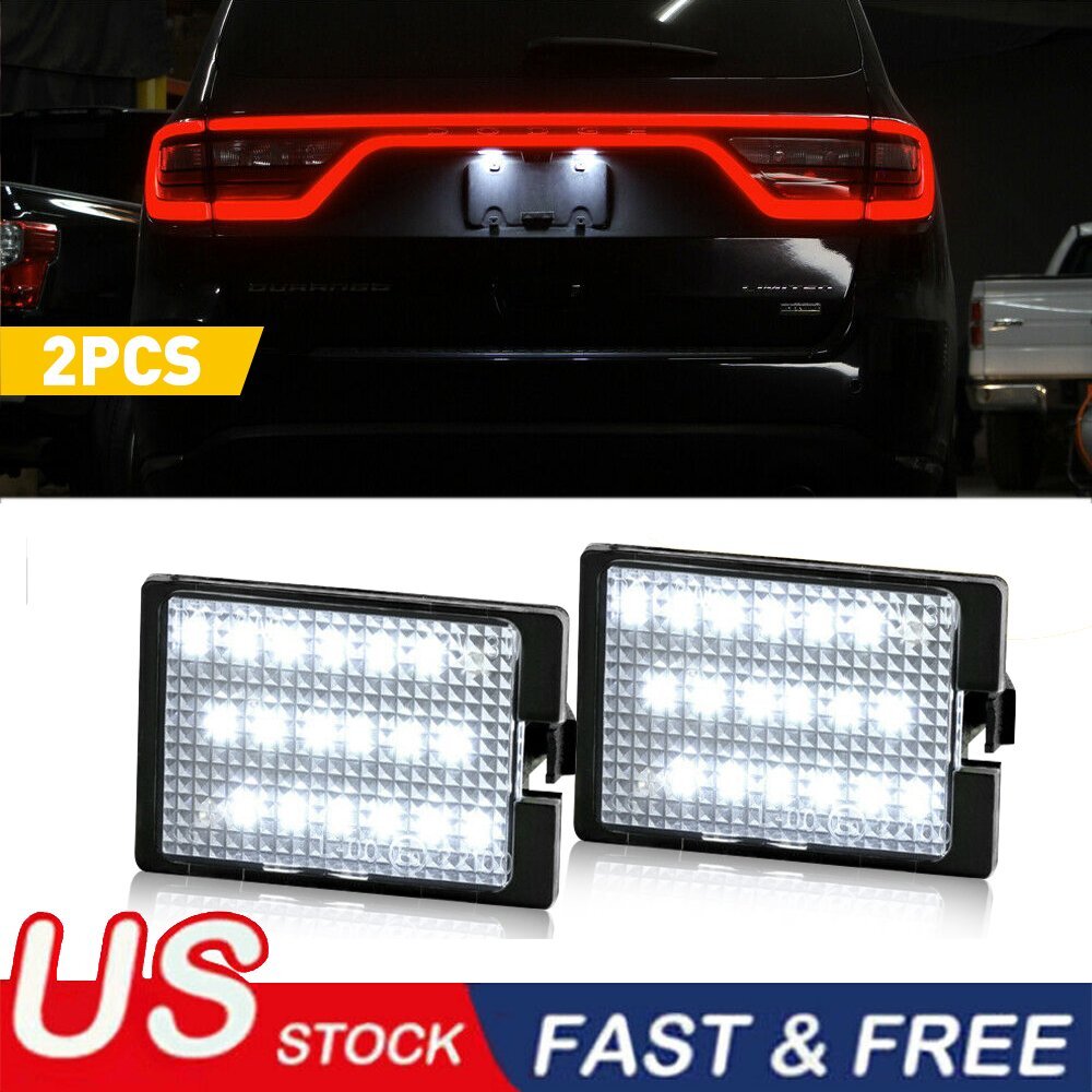 2x LED License Plate Light Lamp SET "SUPER BRIGHT" For 2014-2021 Dodge Durango