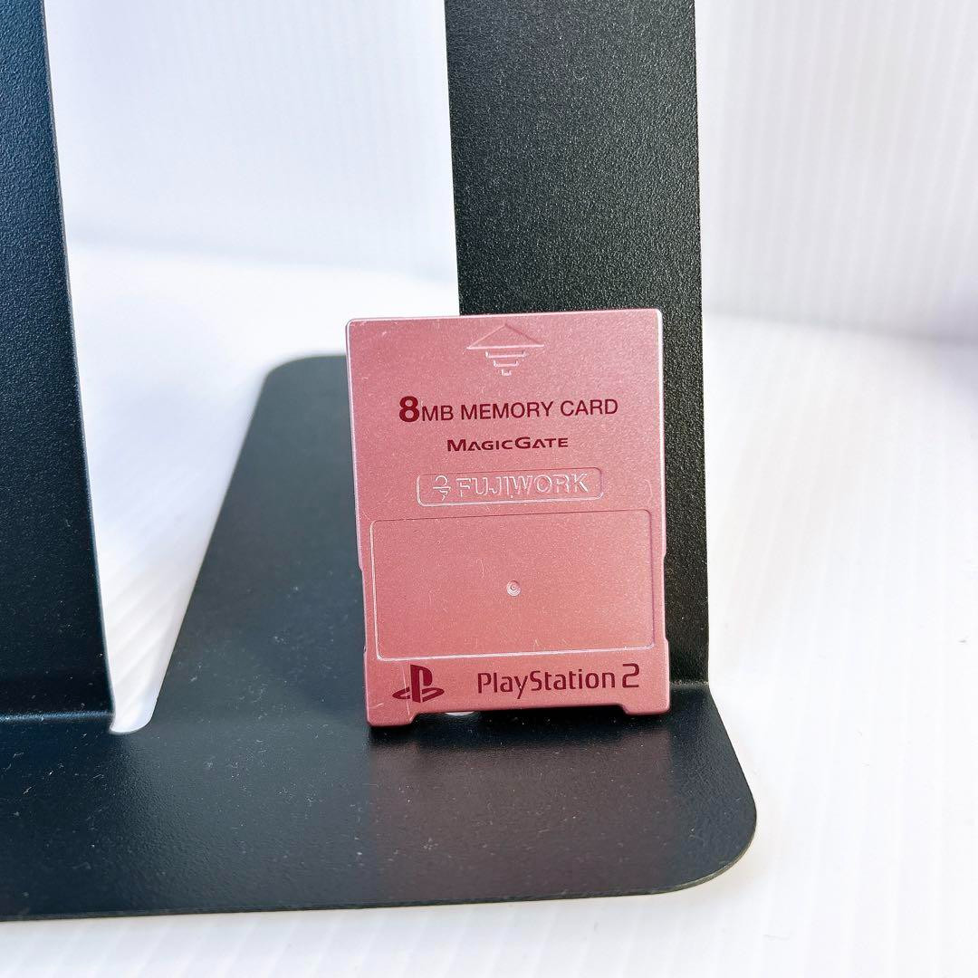 PS2 Memory Card 8MB Fujiwork PINK Memory King Playstation 2 Made in Japan