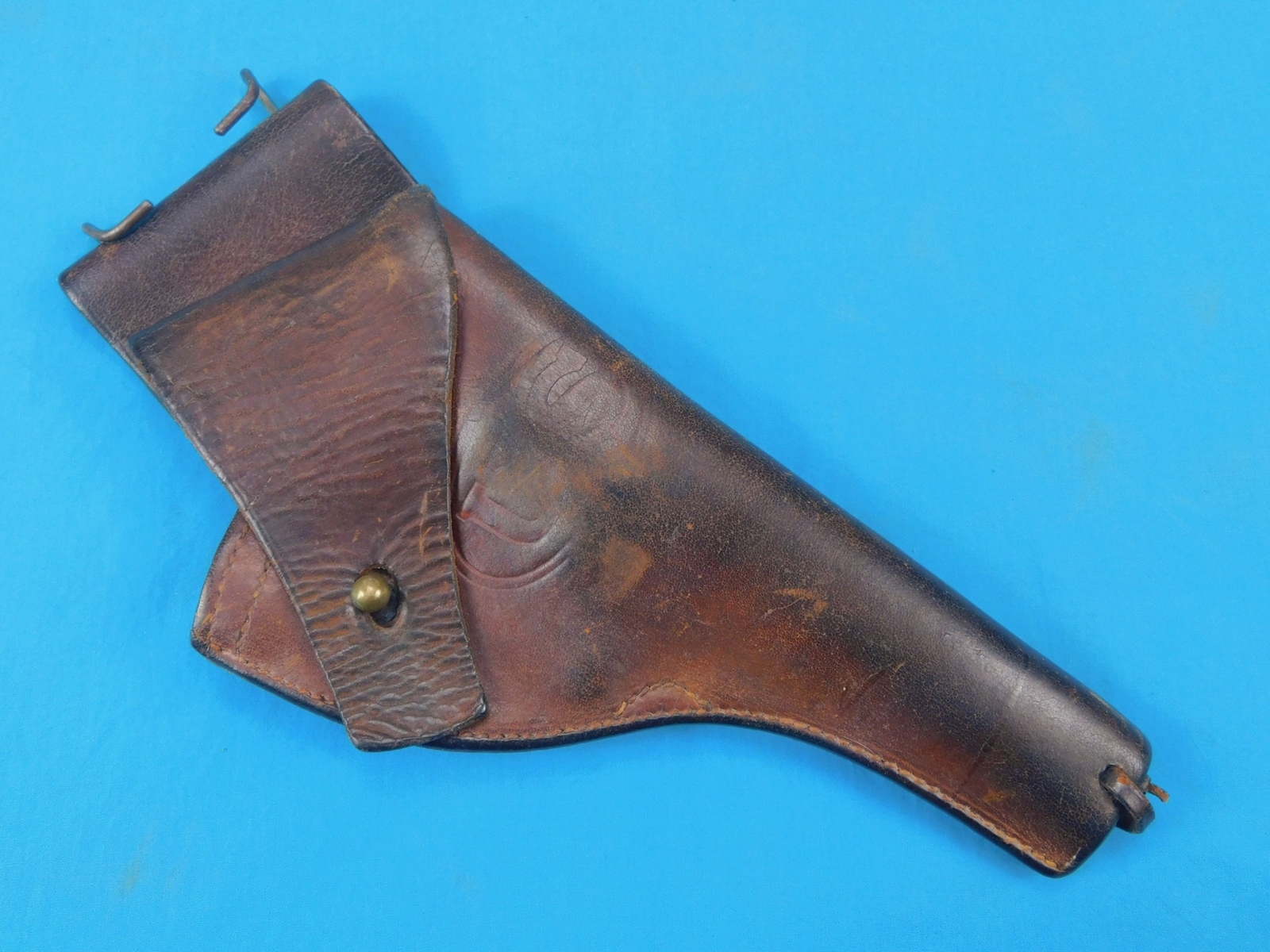 US WW2 1942 Vintage US Gun Pistol Revolver Leather Holster