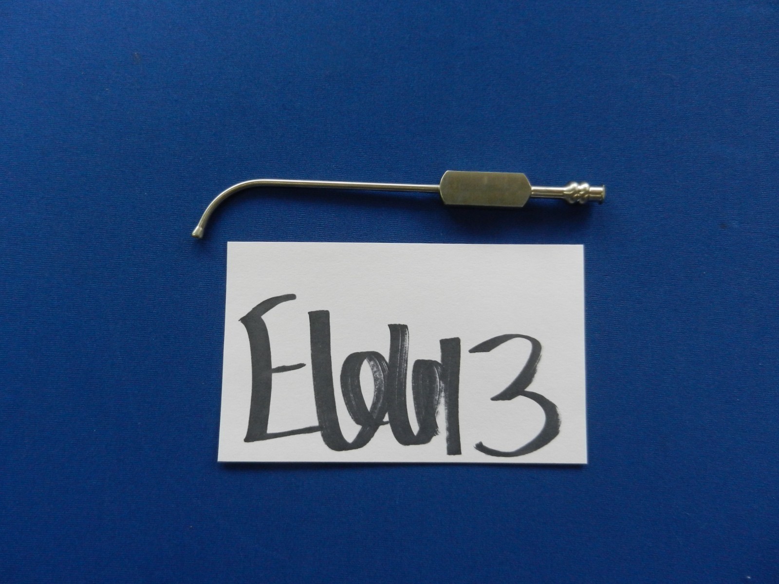 E6613 Integra 3714237 Von Eicken 3.0mm Long Curve Suction Cannula 8.8cm WL