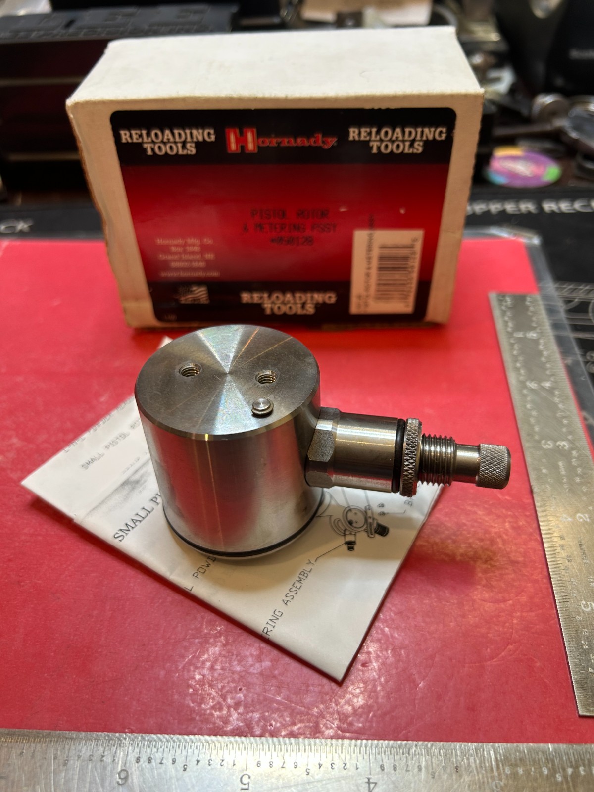 Hornady LOCK-N-LOAD Pistol Rotor & Metering Assembly #50128 Lot#500