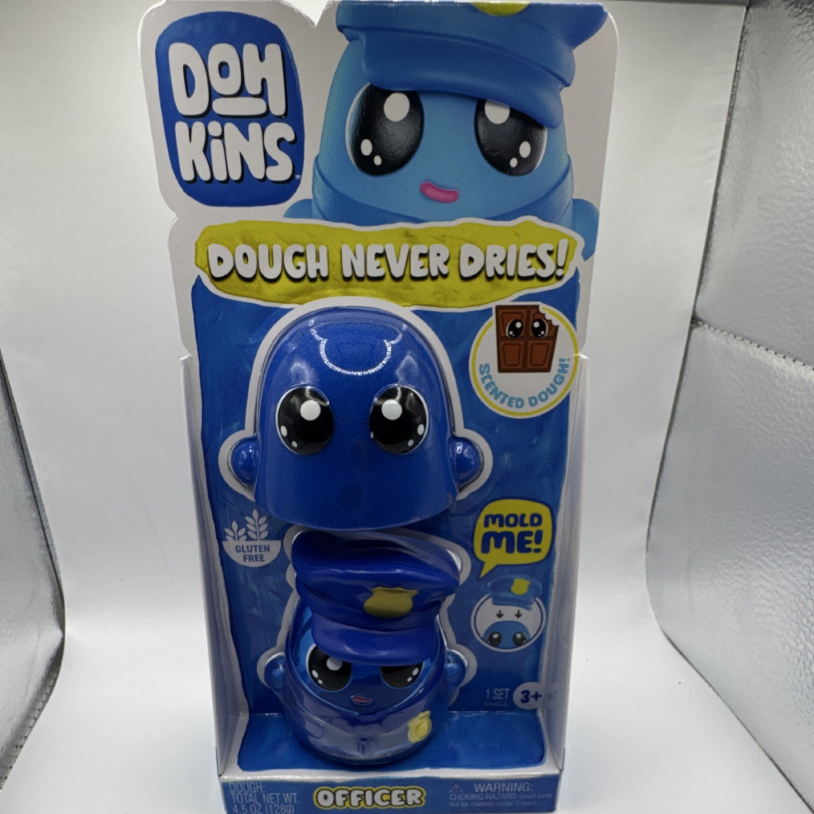 Doh Kins Officer Scented Dough Modeling Clay Set Kids Moldable Toy Gluten Free