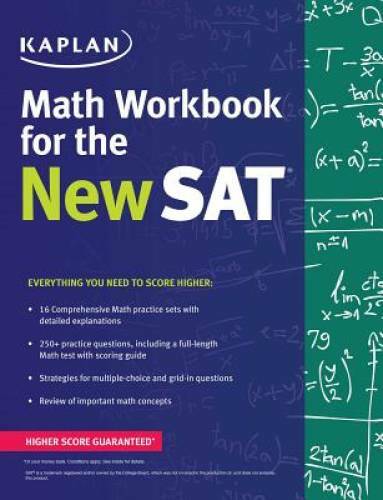 Kaplan Math Workbook for the New SAT (Kaplan Test Prep) - Paperback - GOOD