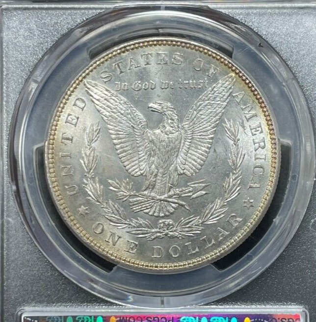 1887 MORGAN SILVER DOLLAR-PCGS MS 64 ~BEAUTIFUL COIN~REF#5276