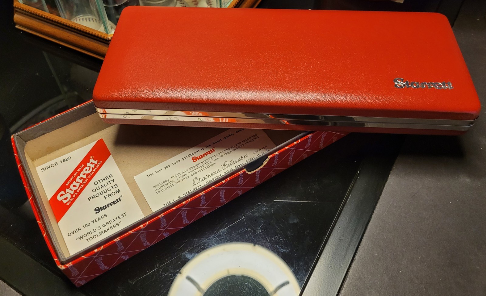 NOS Starrett 120Z-6 Dial Caliper 0-6" .001" EDP 55951 Made in USA - Mint in Box