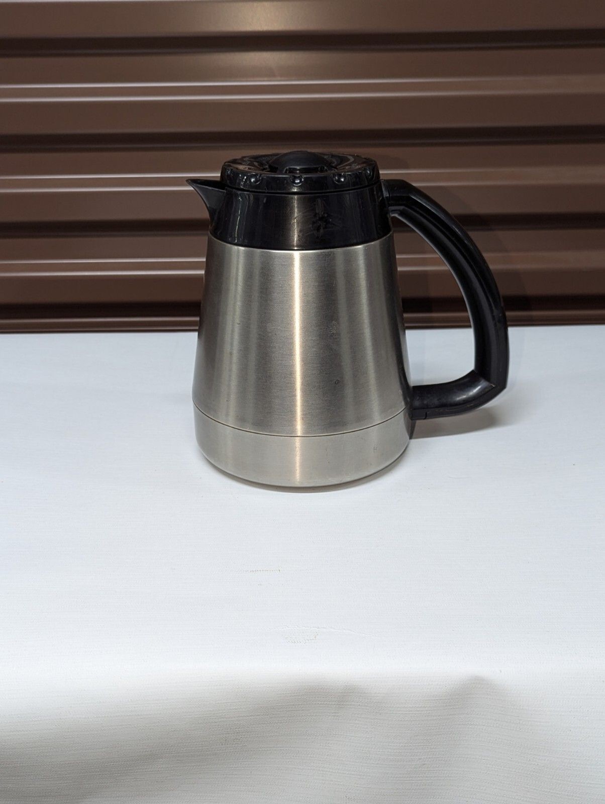 Stainless Steel 1.5L Silver & Black Coffee Carafe Unbranded Serving Hostess