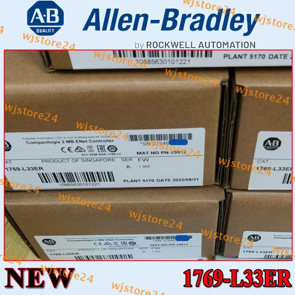2022 NEW PLC 1769L33ER AB 1769-L33ER / A CompactLogix 2MB Enet Controller