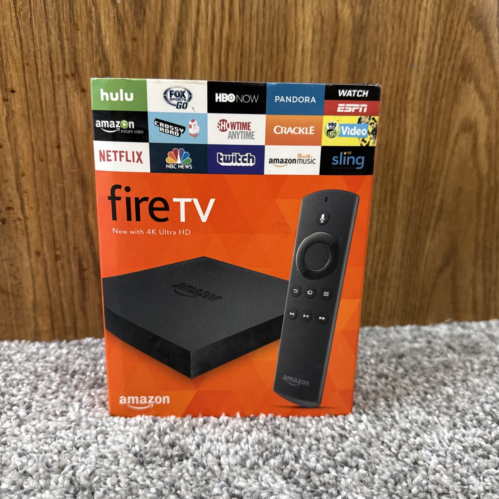 Amazon Fire TV With 4K Ultra HD Brand New With Open Box , Components Sealed