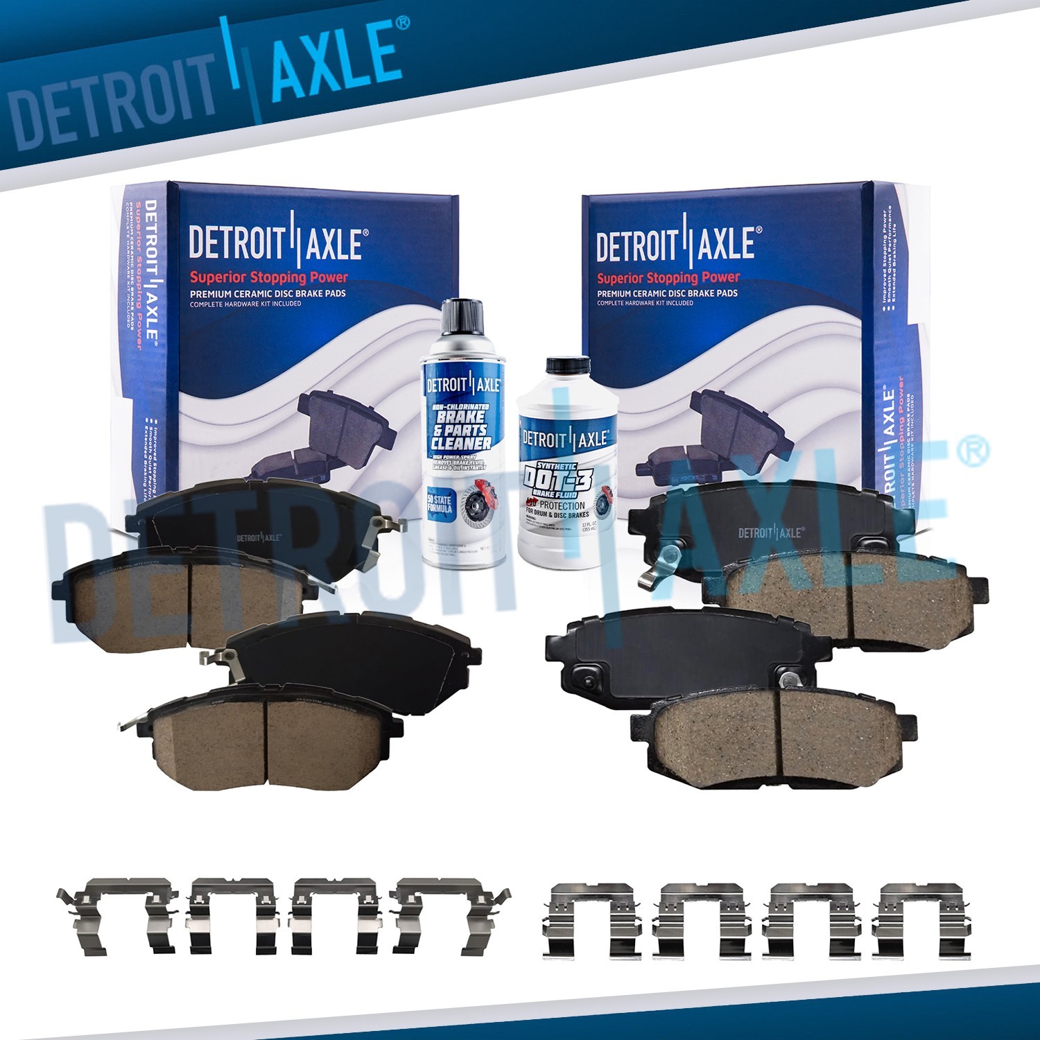 Front and Rear Ceramic Brake Pads for Subaru B9 Tribeca Forester Legacy Outback