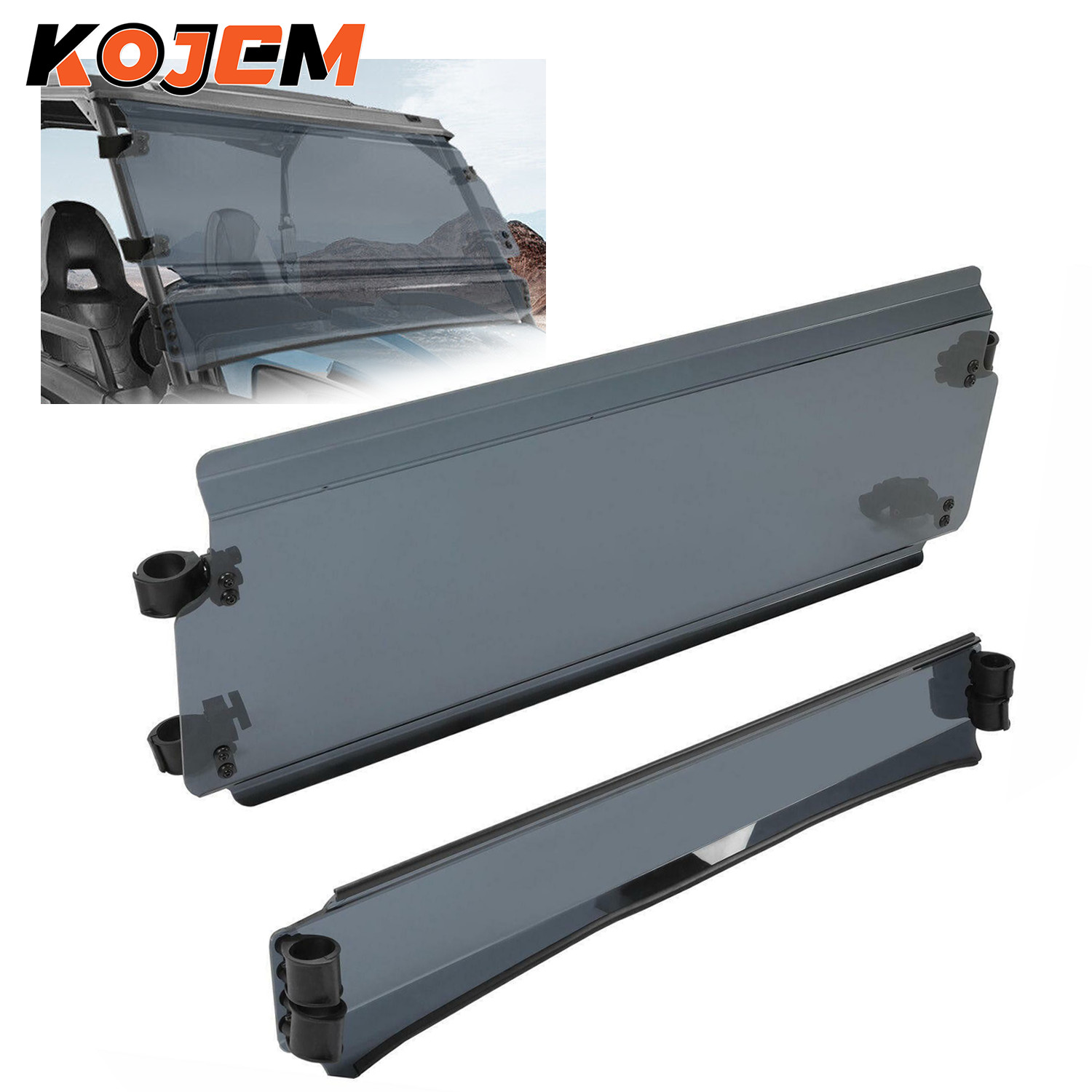 Full Windshield For John Deere Gator XUV 550 560 590i/Gator RSX 850i