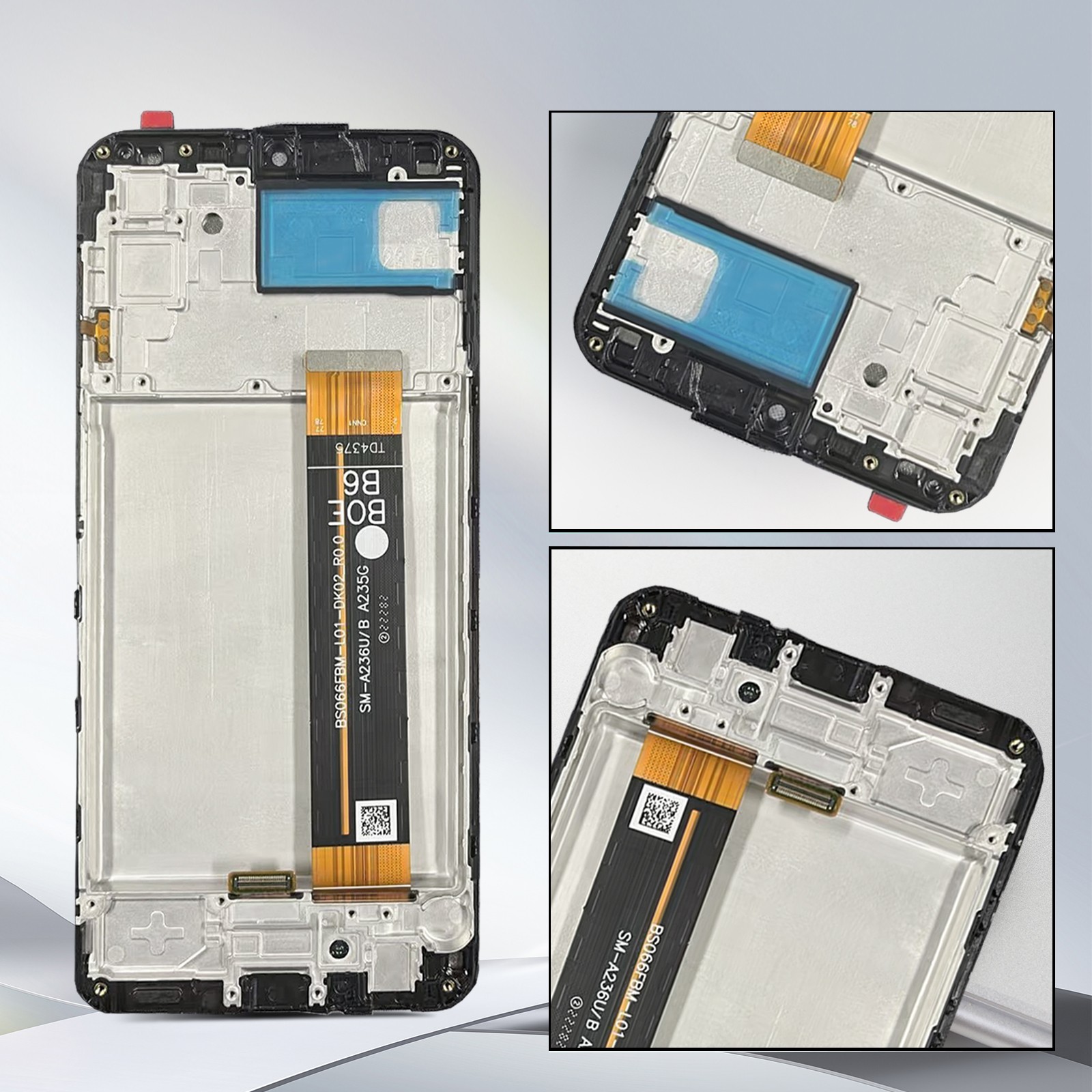 For Samsung Galaxy A23 5G SM-A236U LCD Touch Screen Assembly Frame Replacement