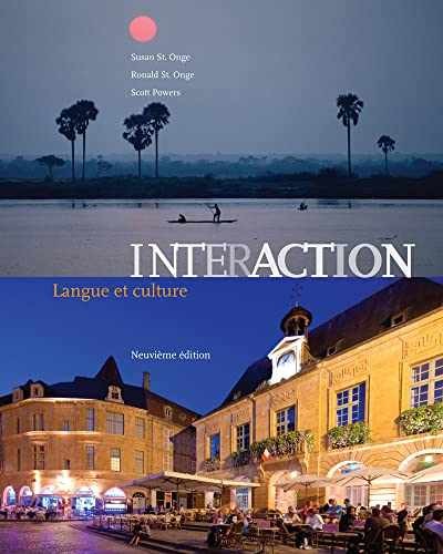 Student Activities Manual (cahier - Paperback, by St. Onge Susan; - Very Good o