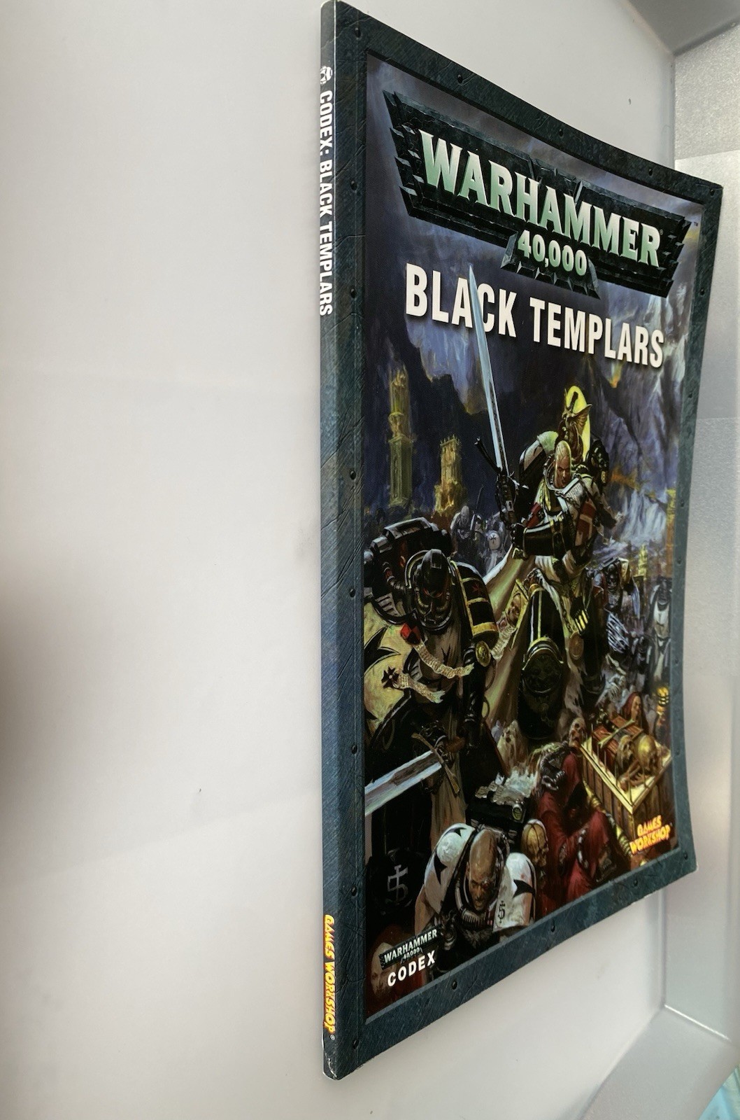 40k 4th Ed Black Templars Codex, V. Good Condition OOP Softcover Book