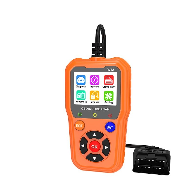 FISONA W12 OBD2 Code Reader Car Scanner Turn Engine Light Off Diagnostic Tool