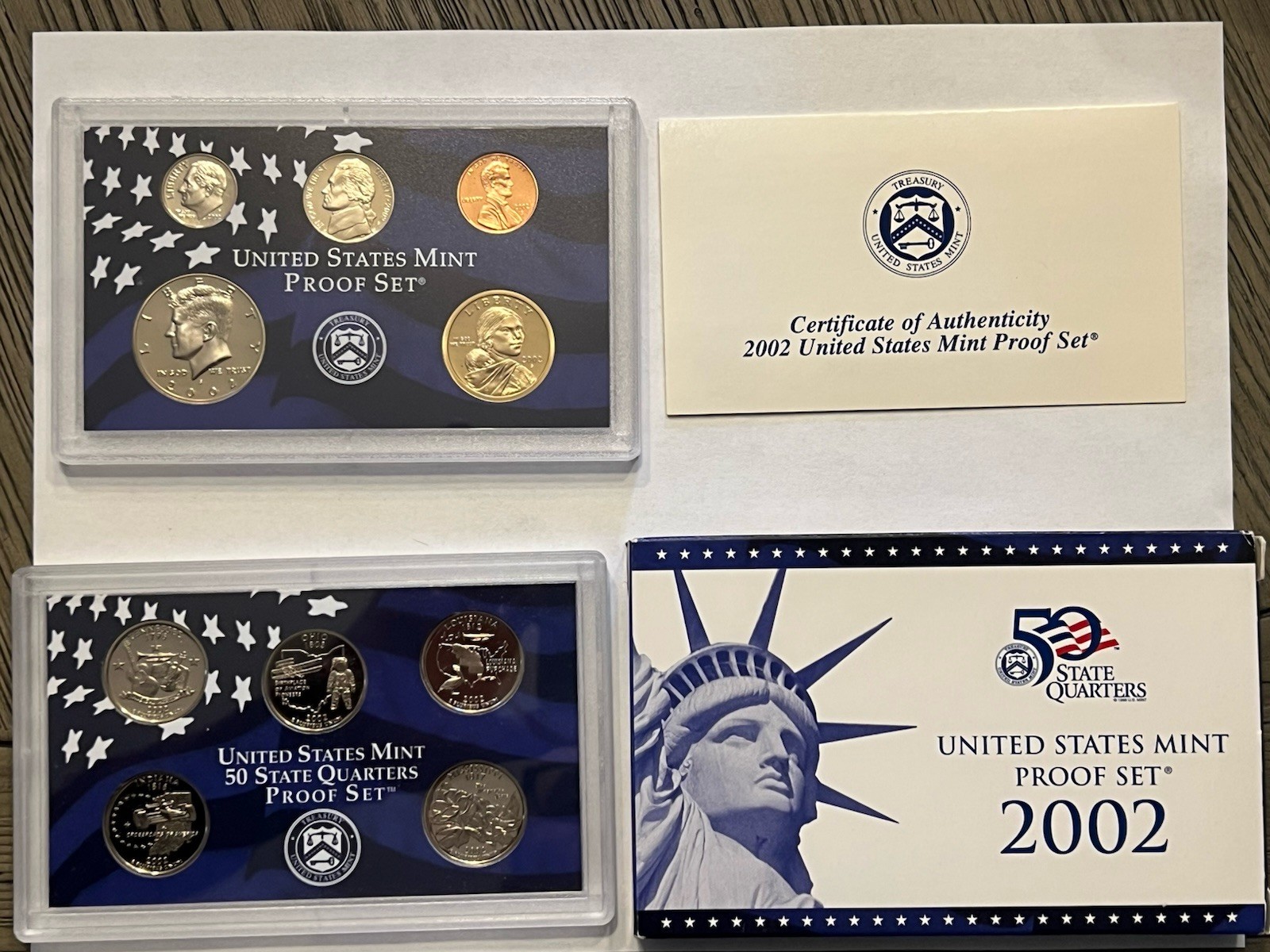United States Mint 2002 Proof Set w/ Certificate