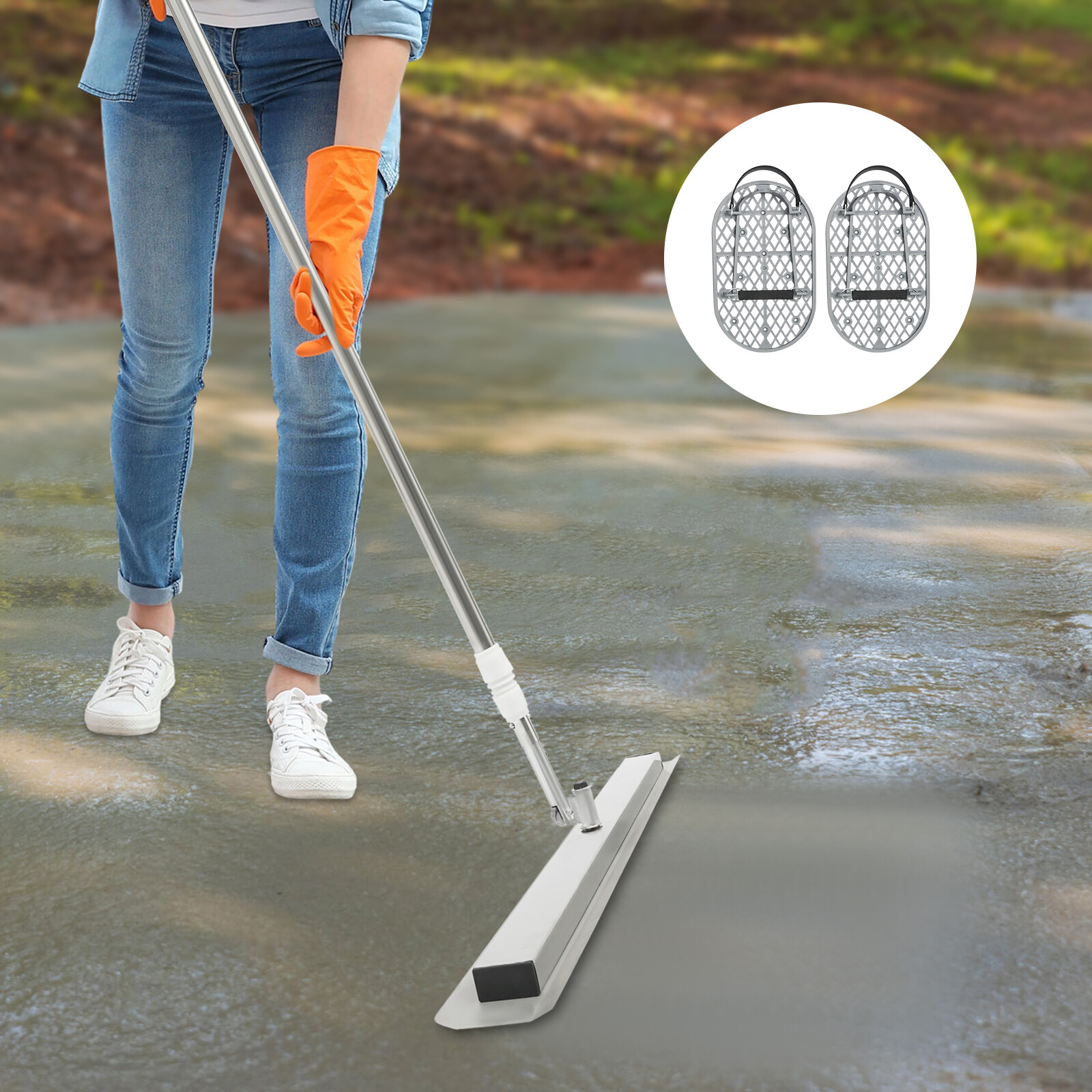 Domestic & Industrial Surface Manual Concrete Trowel Cement Smoothing Tool 360°