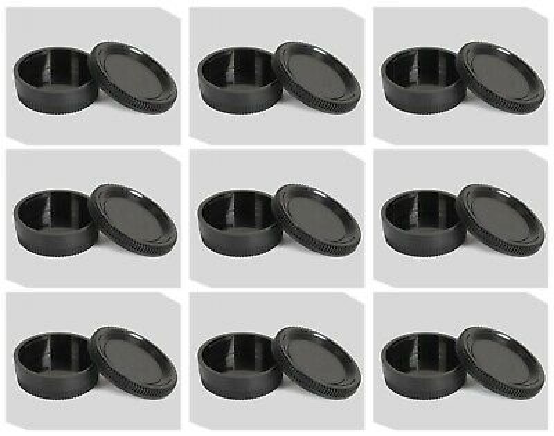 10 x Lens Rear Cap Lens Back Cover and Camera Body Cap Cover Set for Nikon AI